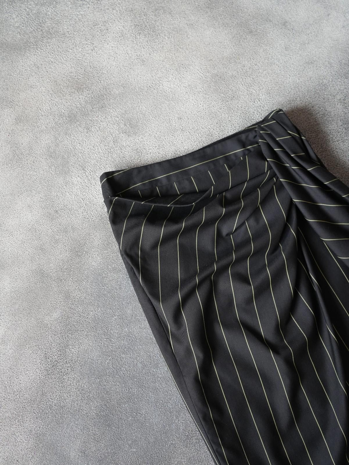 John Galliano F/W 2006 John Galliano RUNWAY Stripped Tie Waist Skirt Size 26" / US 2 / IT 38 - 7 Thumbnail