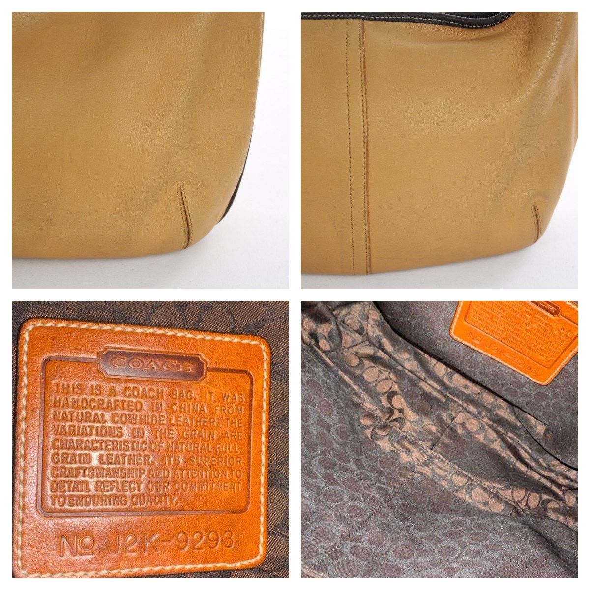 Coach Coach Ergo Leather Vintage Y2K Hobo Bag Size ONE SIZE - 7 Thumbnail