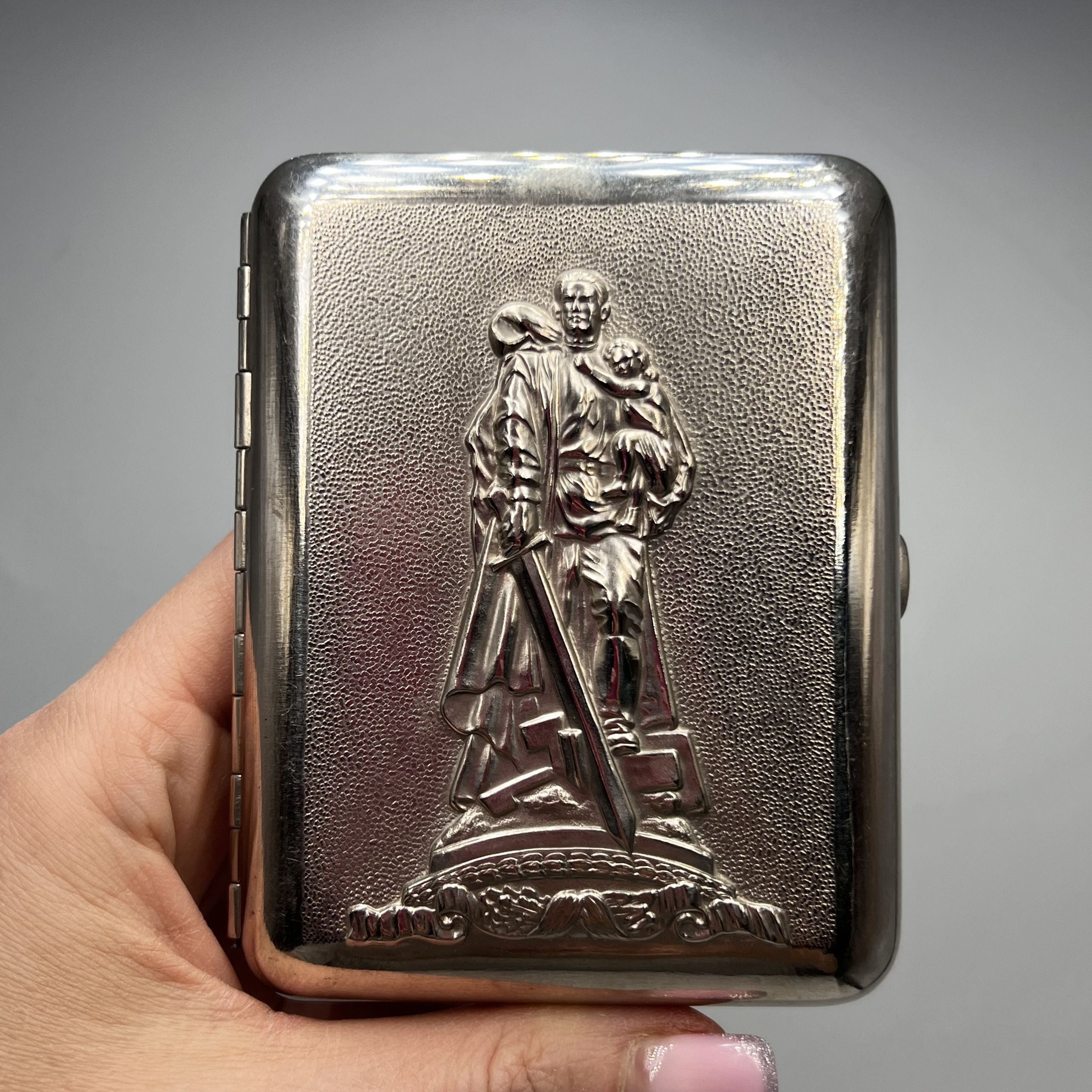 Soviet Cigarette Case 1980s Melchior Soldier Liberator
