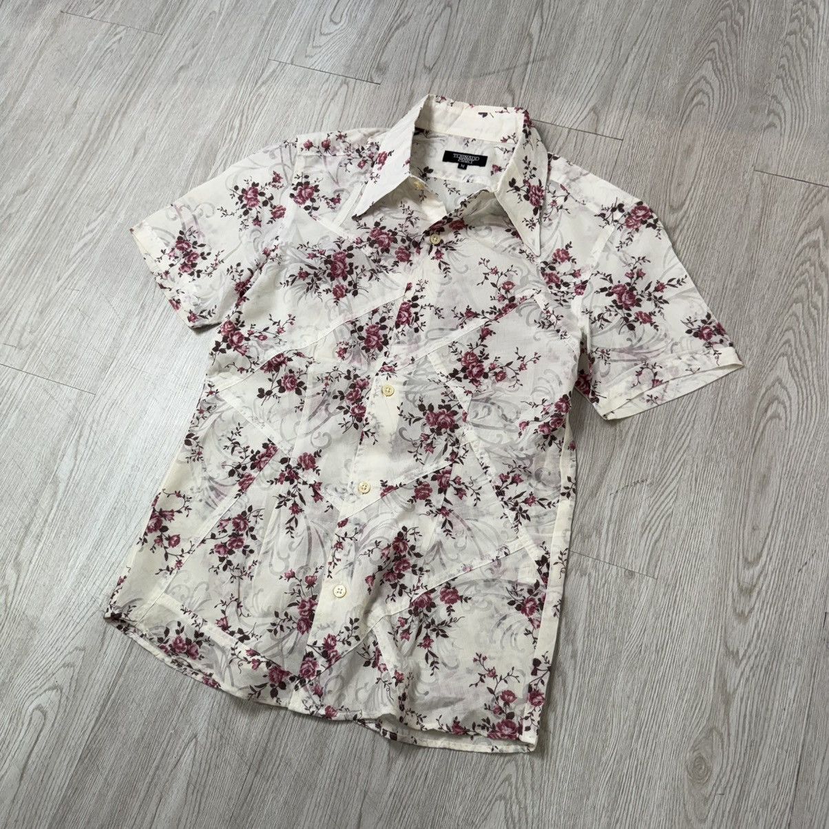 Tornado Mart Tornado Mart flower print button shirt Size M / US 6-8 / IT 42-44 - 2 Thumbnail
