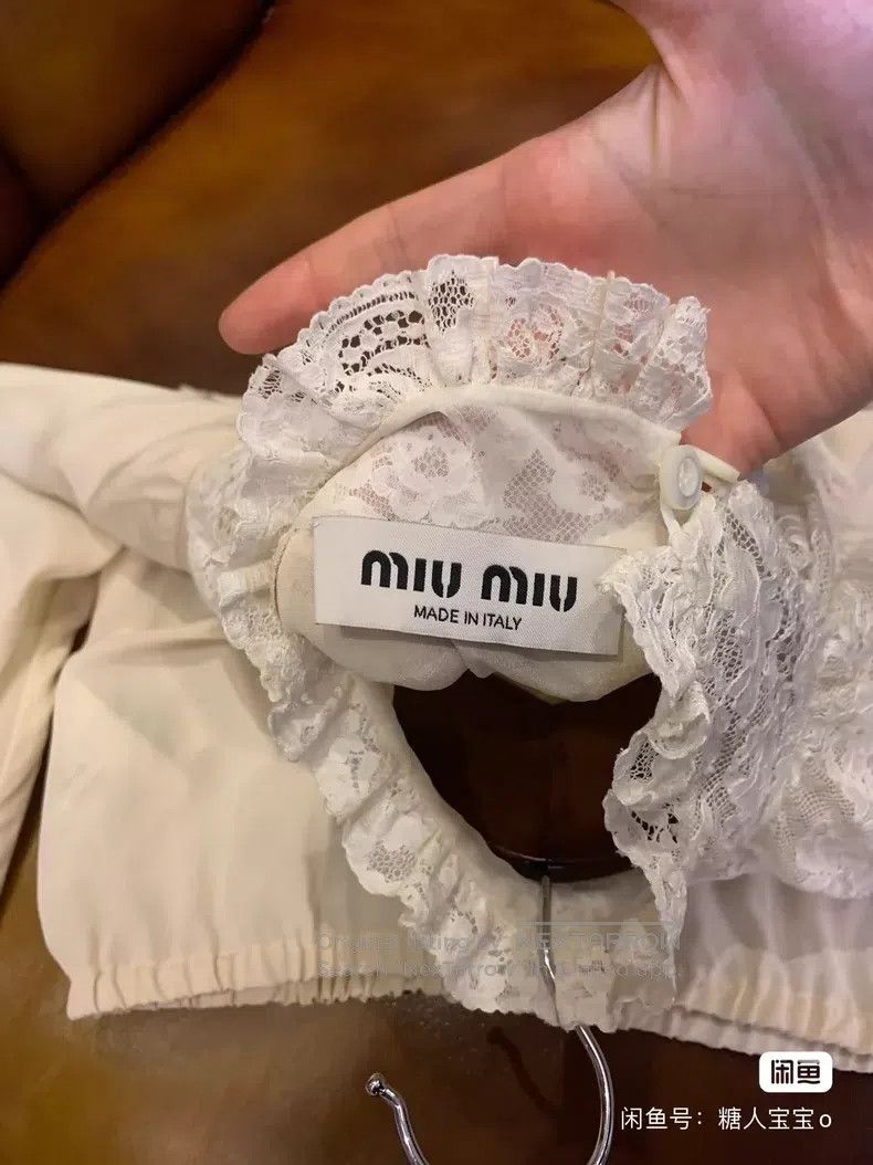 Miu Miu Miu Miu 36 shirt Size S / US 4 / IT 40 - 2 Thumbnail