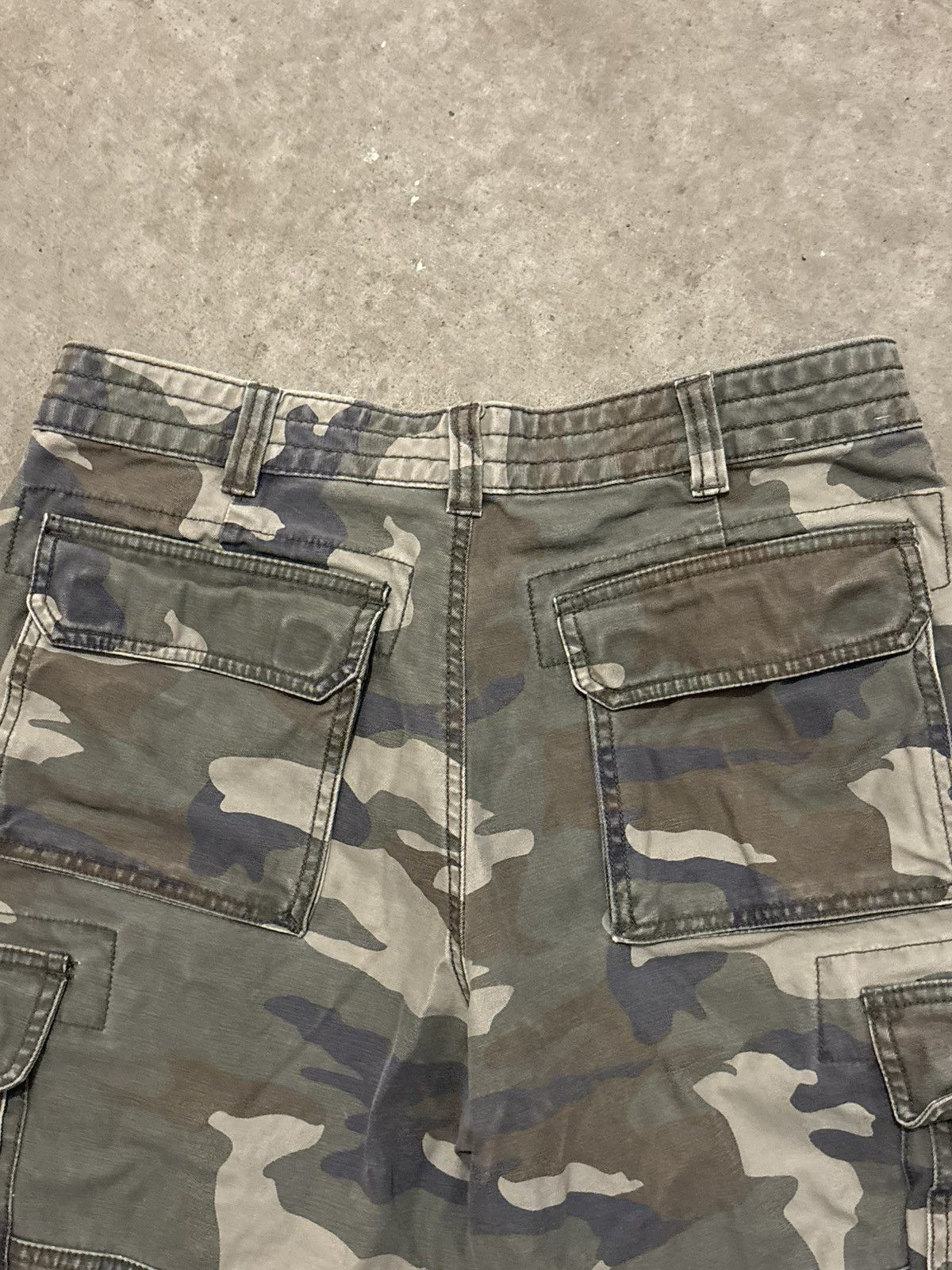 Redhead Vintage Y2K RedHead Men's Green Camo Denim Cargo Pants Size US 32 / EU 48 - 6 Thumbnail