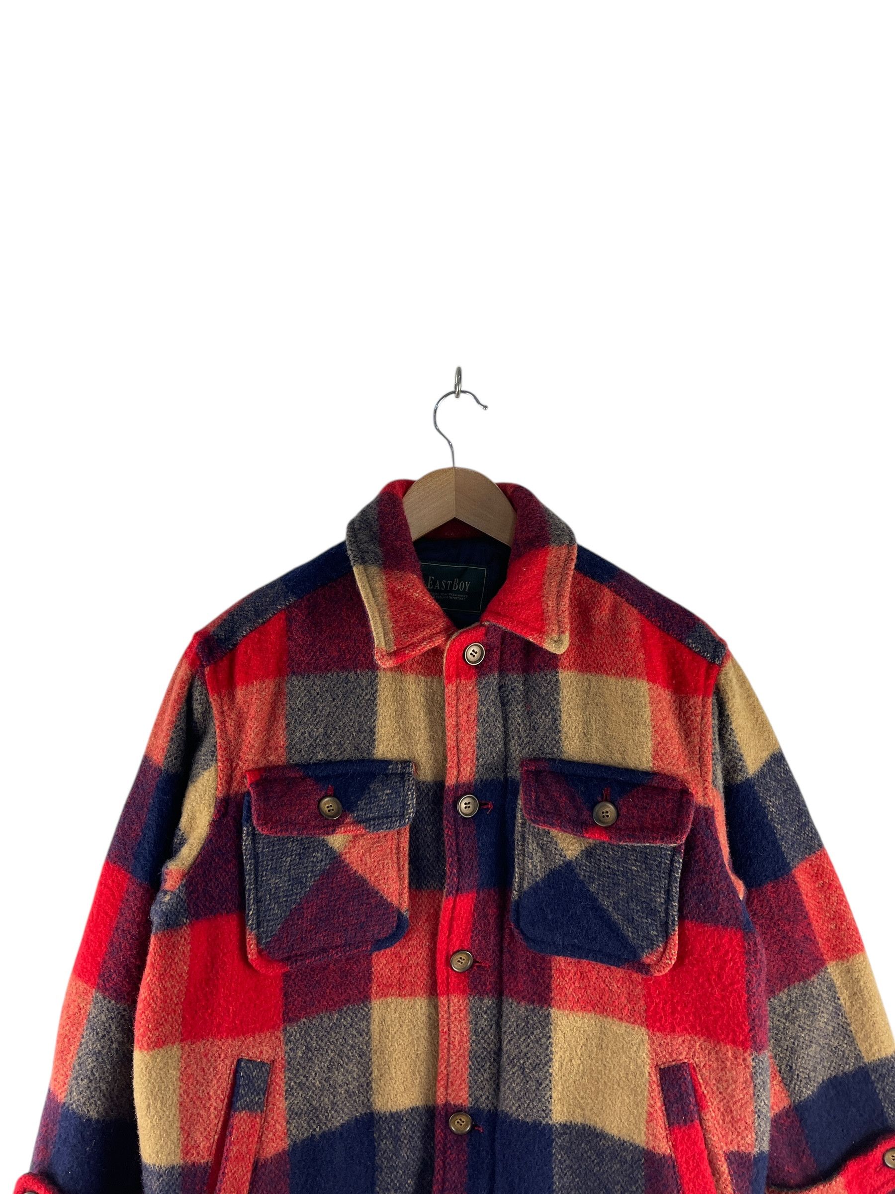 Flannel Vintage Eastboy Flannel Wool Jacket Size US L / EU 52-54 / 3 - 8 Thumbnail