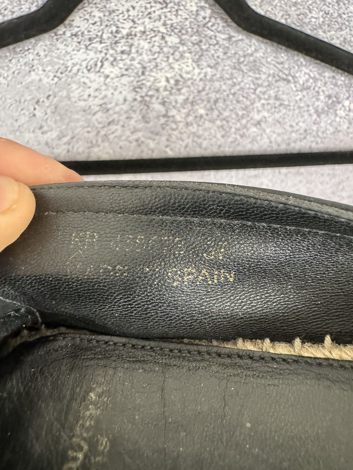 Saint Laurent Paris × Yves Saint Laurent YSL Black Monogram Espadrille 37 size women’s Size US 7 / IT 37 - 13 Thumbnail