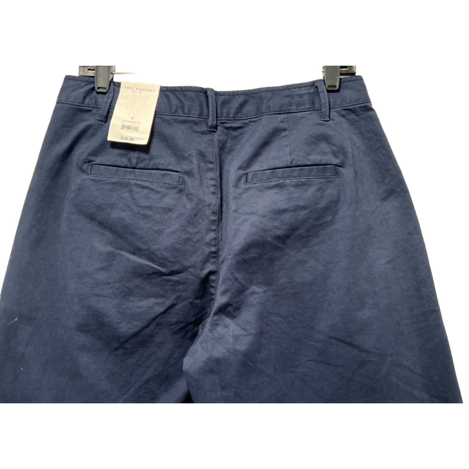 Other Free Assembly - Women's Wide Leg Chino Pants - Blue - 8 Size 30" / US 8 / IT 44 - 17 Thumbnail