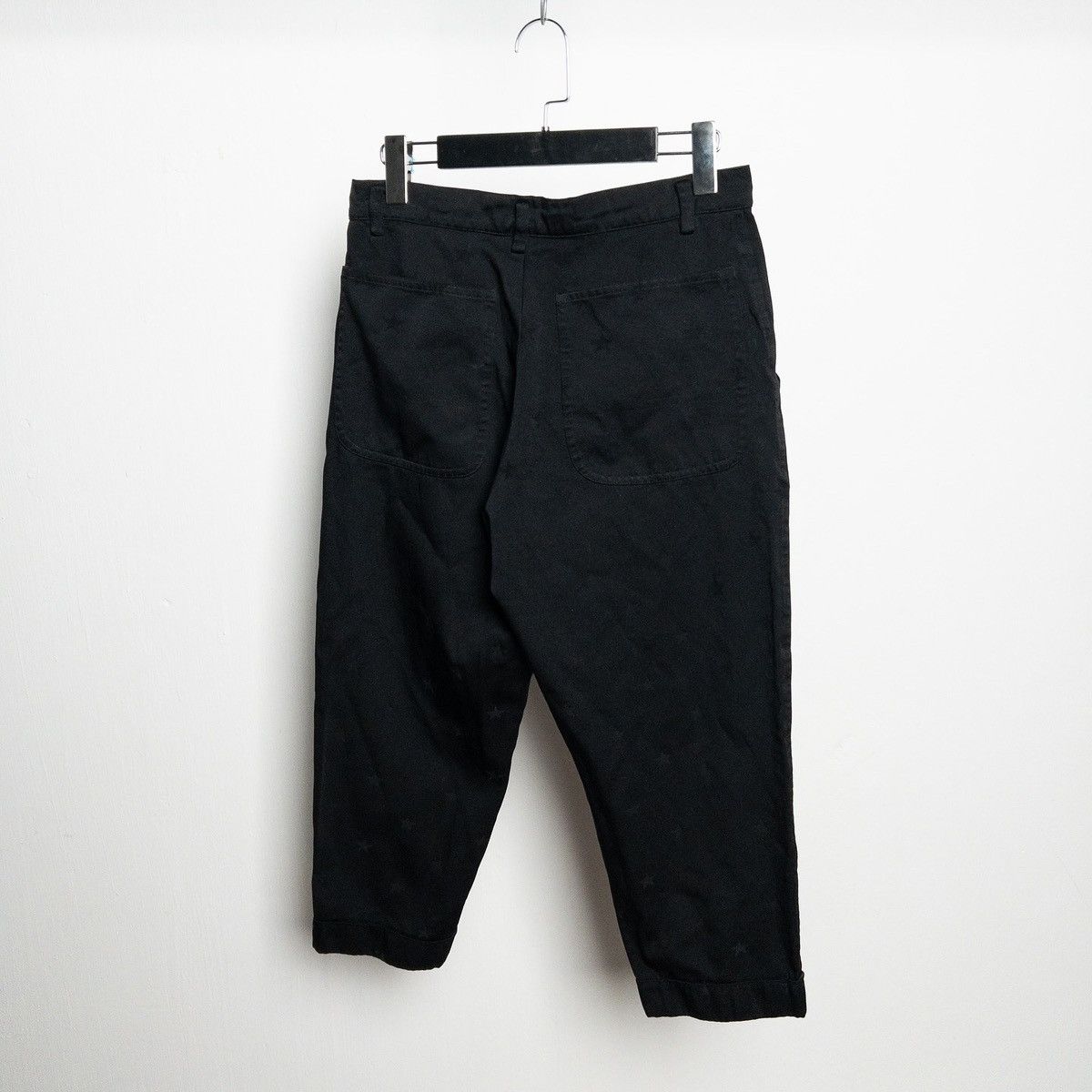 Comme des Garcons × Comme des Garcons Black × Rei Kawakubo Comme des Garcons Black Star 3/4 Pant Size US 29 - 5 Thumbnail