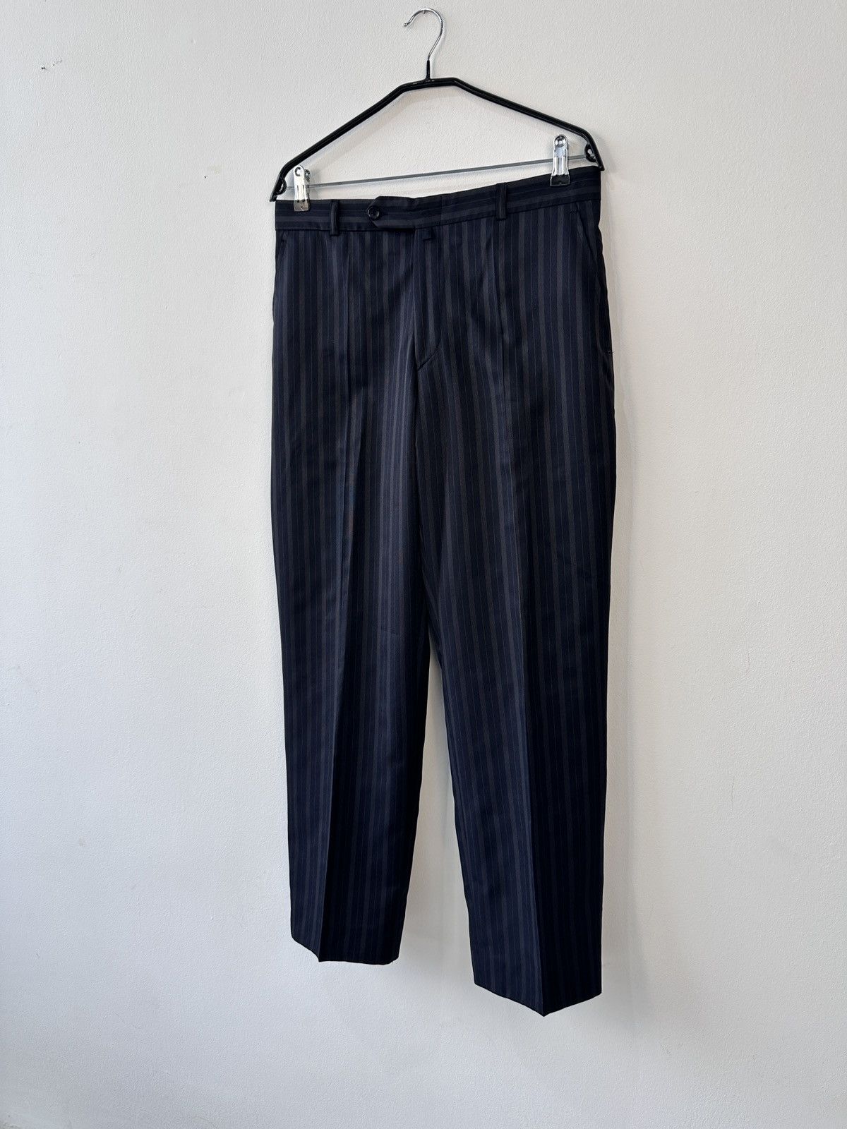 Armani Collezioni Armani Collezioni Italy Striped Trousers Flat Front Size 48 Size US 32 / EU 48 - 4 Thumbnail