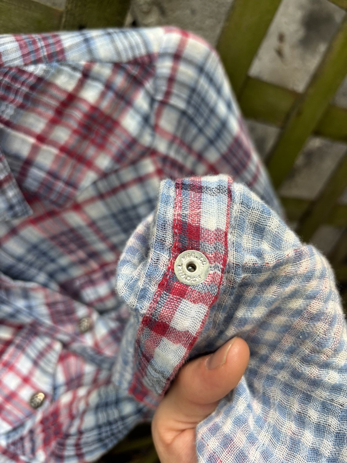 Chrome Hearts Chrome Hearts Star Button Red/Whte/Blu Flannel Shirt Size US S / EU 44-46 / 1 - 20 Thumbnail