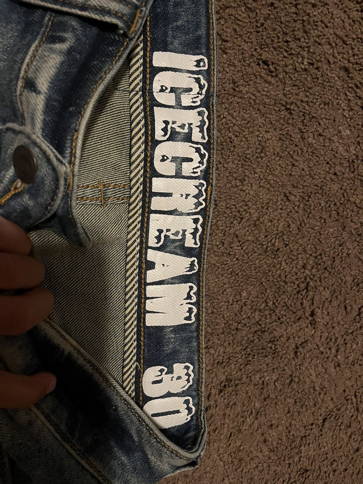 Billionaire Boys Club × Icecream icecream Running Dog Jeans Blue wash Size US 30 / EU 46 - 7 Thumbnail