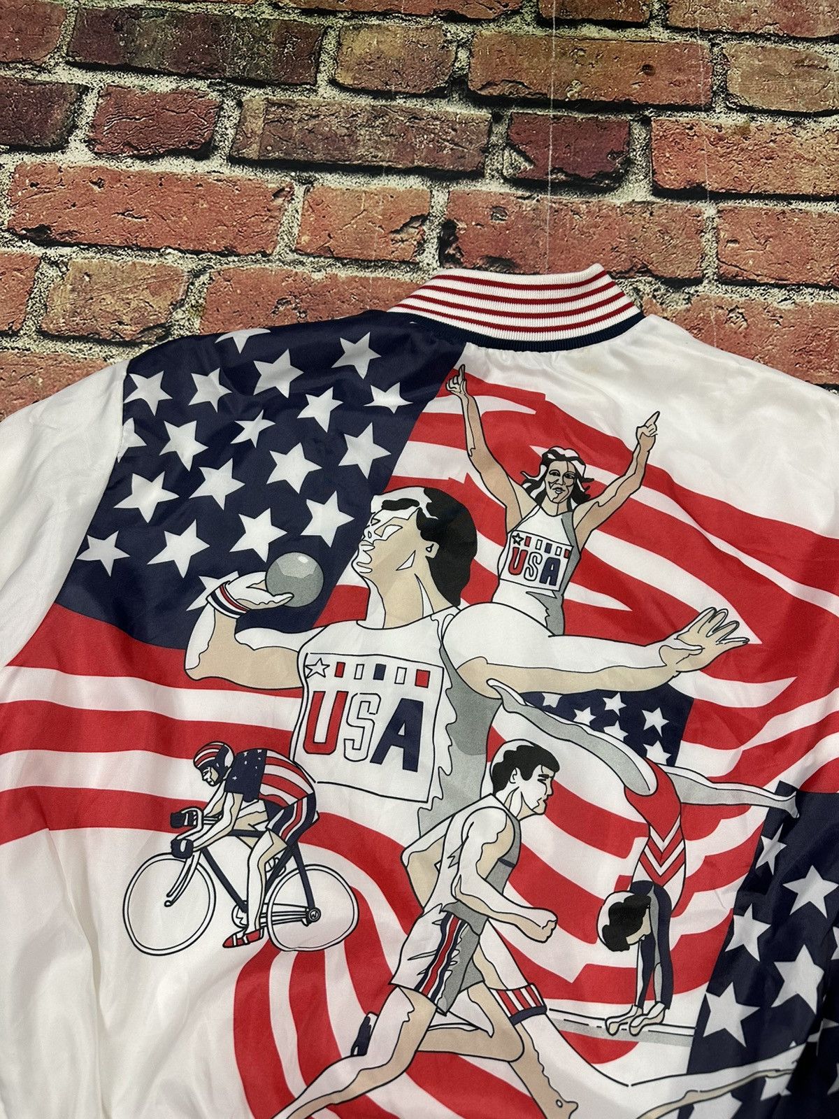 USA Olympics Vintage Atlanta Olympics King Louie Jacket 1996 USA Bomber Size US XL / EU 56 / 4 - 6 Thumbnail