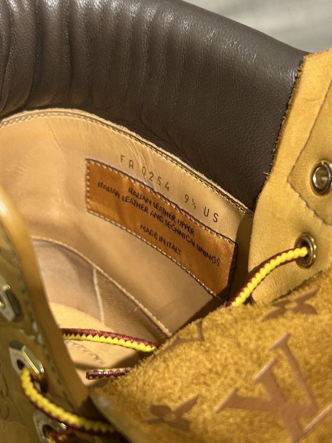 Louis Vuitton × Timberland Ankle Boots Size US 9.5 / EU 42-43 - 16 Thumbnail