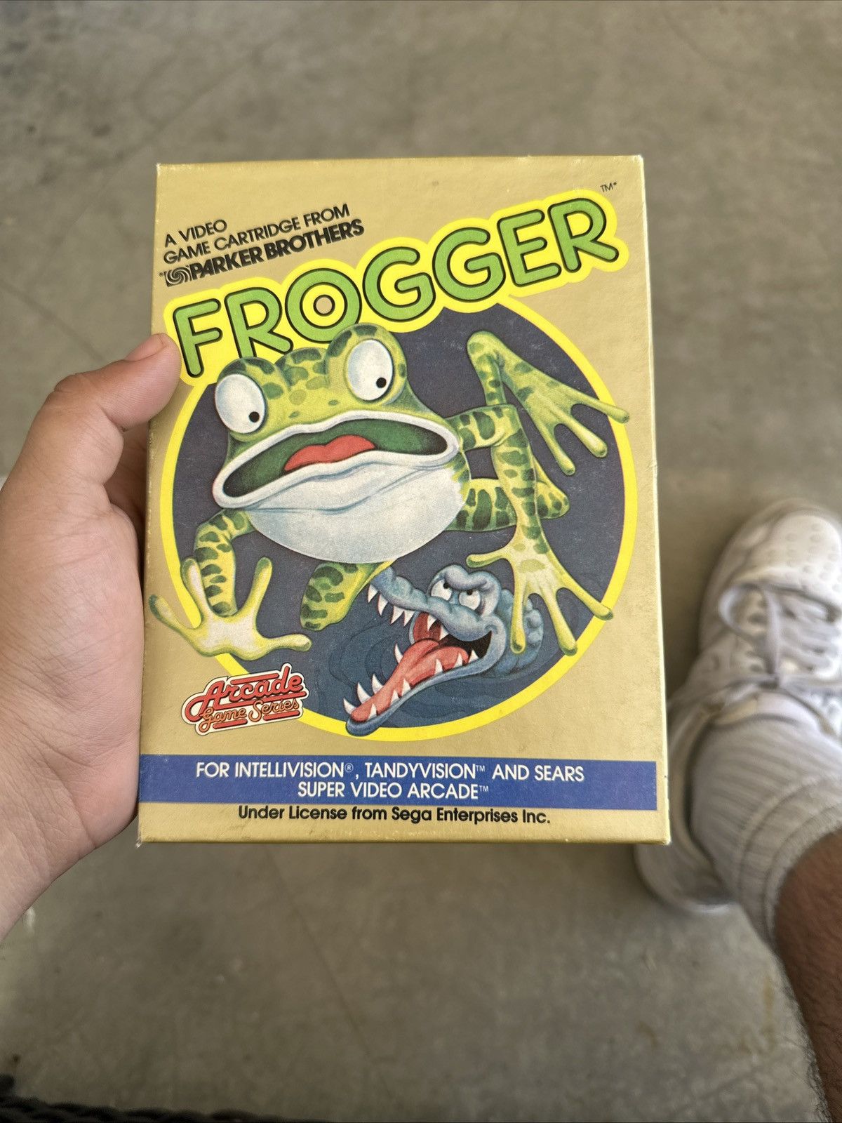 Nintendo 1980's Frogger Vintage Video Game with Box Arcade Game Size ONE SIZE - 7 Thumbnail