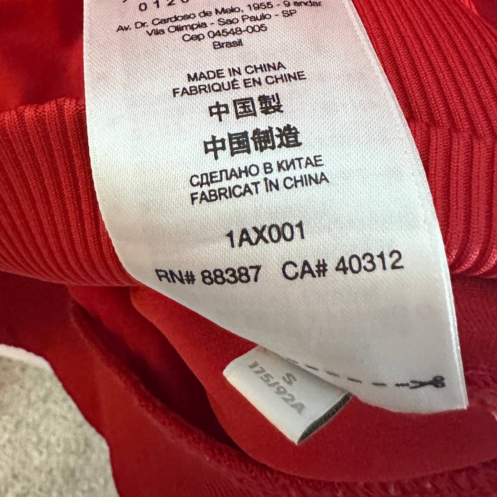 Adidas Y-3 Red Track Jacket Size US S / EU 44-46 / 1 - 5 Thumbnail