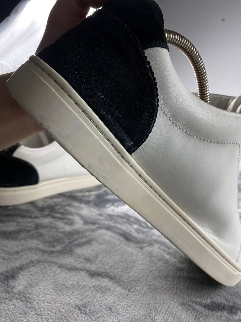 Dolce & Gabbana Dolce & Gabbana Leather Sneakers Men Size 9 White Size US 9 / EU 42 - 15 Thumbnail