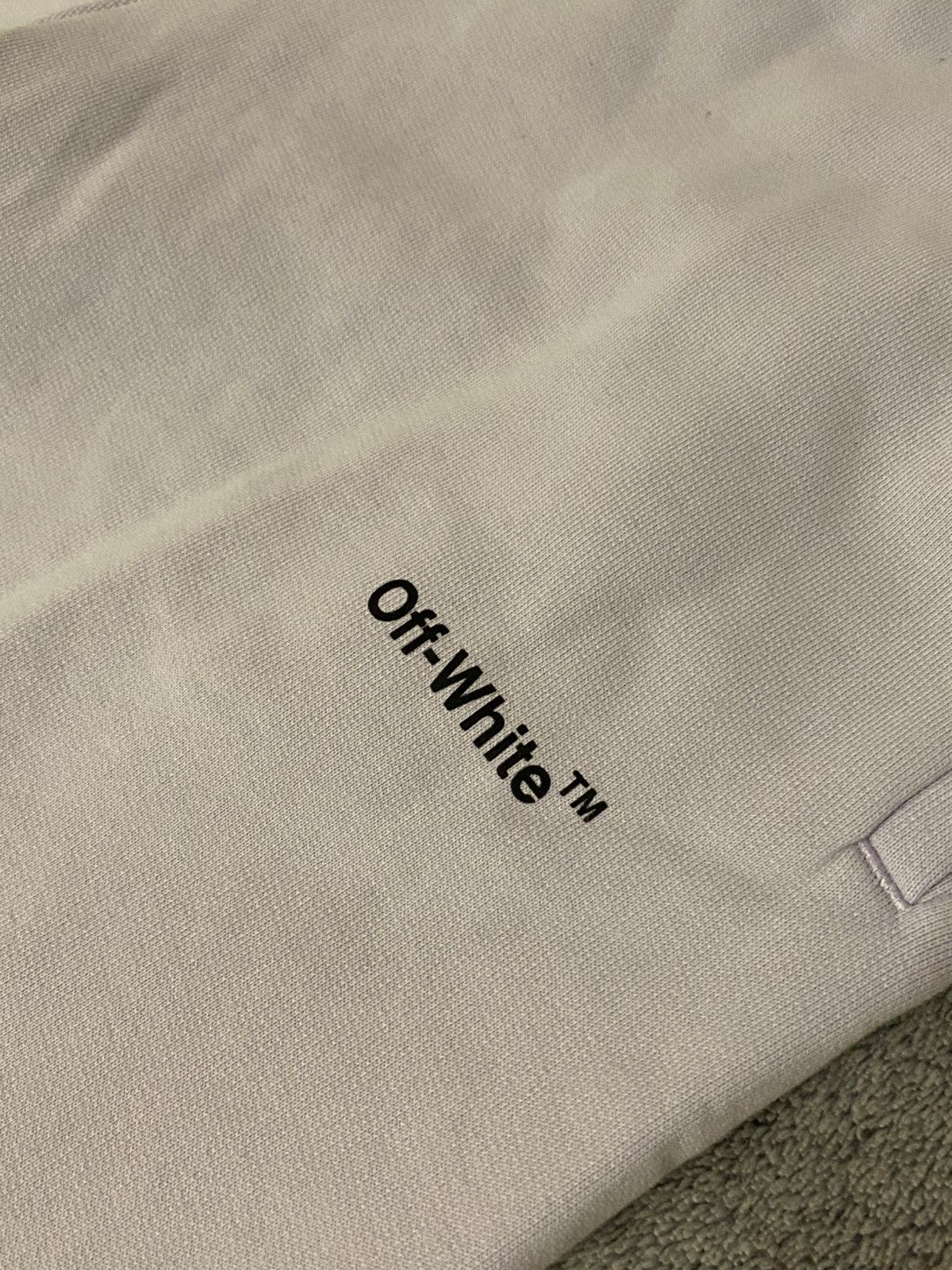 Off-White Pants Off white Caravaggio Dusty Lilac Size US 33 - 3 Thumbnail