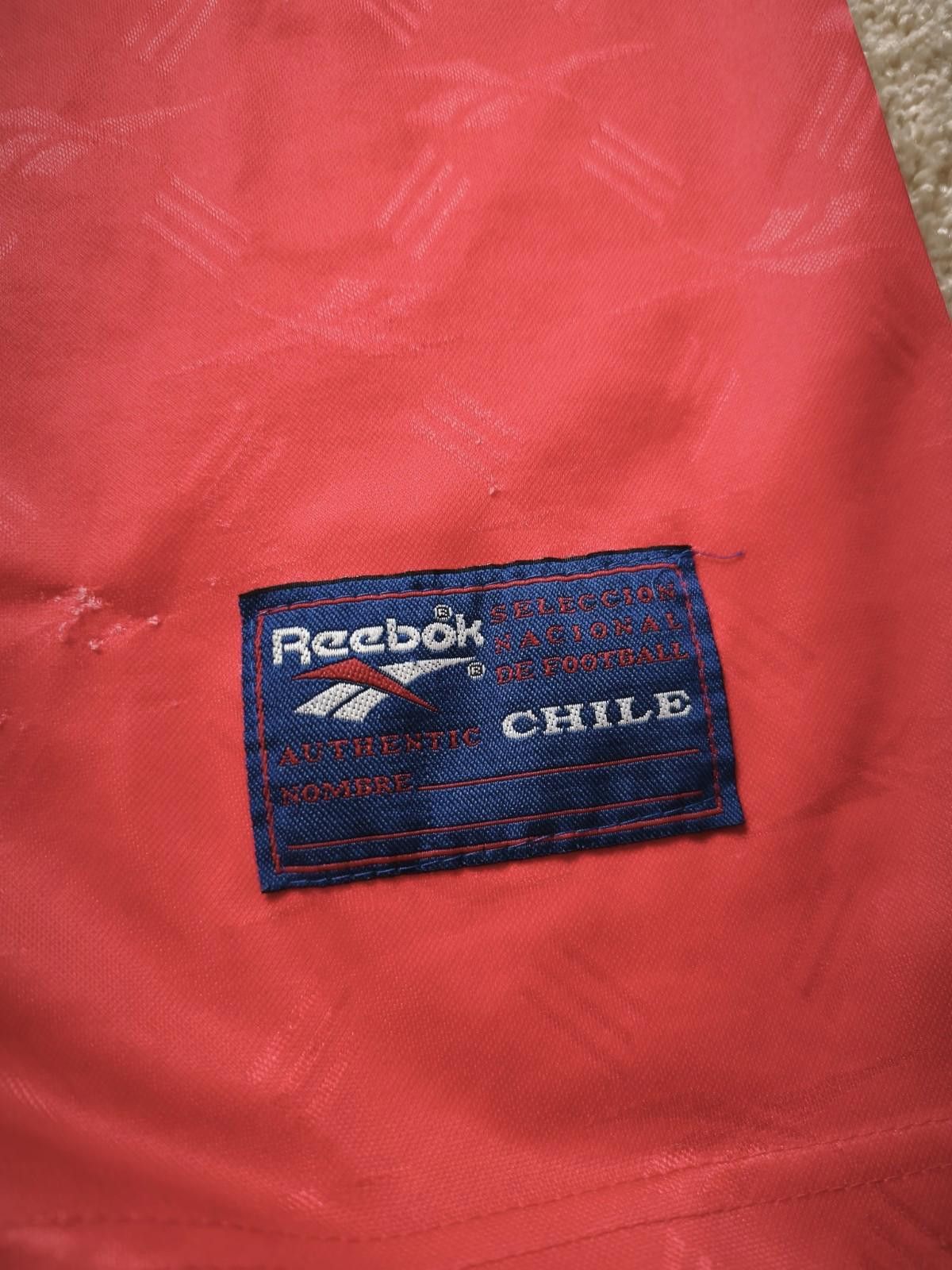 Reebok 96-98 Chile Soccer Marcelo Salas 11 Home Jersey Size Medium Size ONE SIZE - 5 Thumbnail