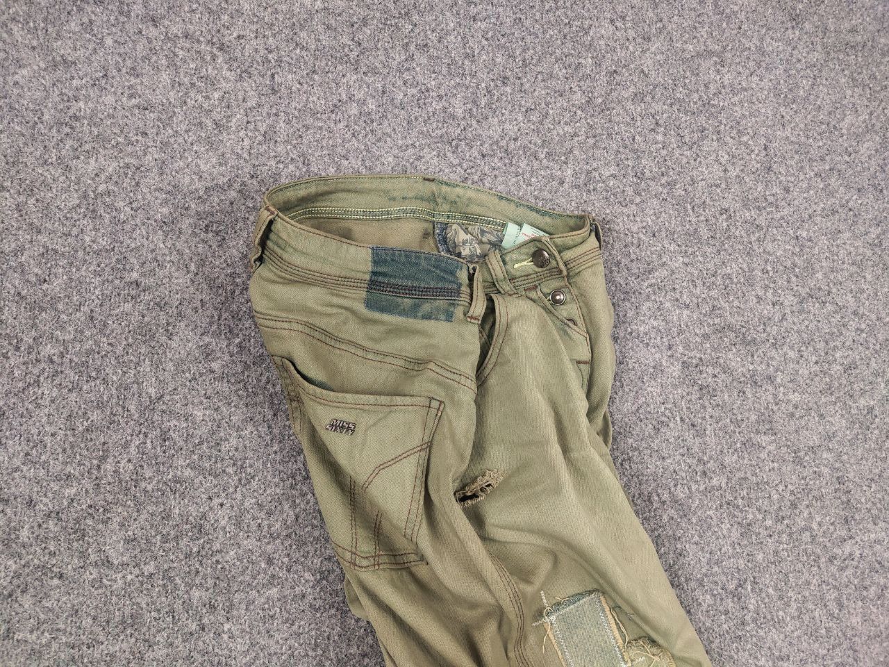 🤢 Miss Sixty Vintage Y2K Baggy Distressed Denim Jeans