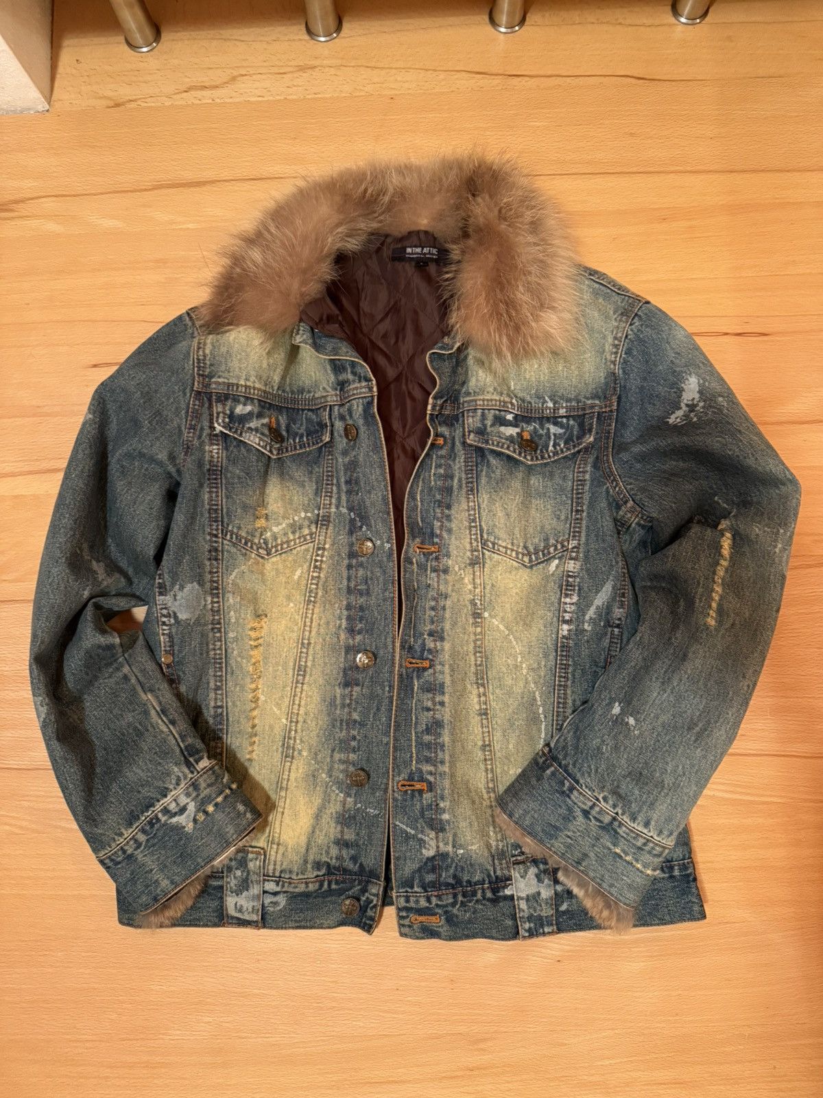In The Attic IN THE ATTIC detachable fur jacket Size US L / EU 52-54 / 3 - 1 Thumbnail