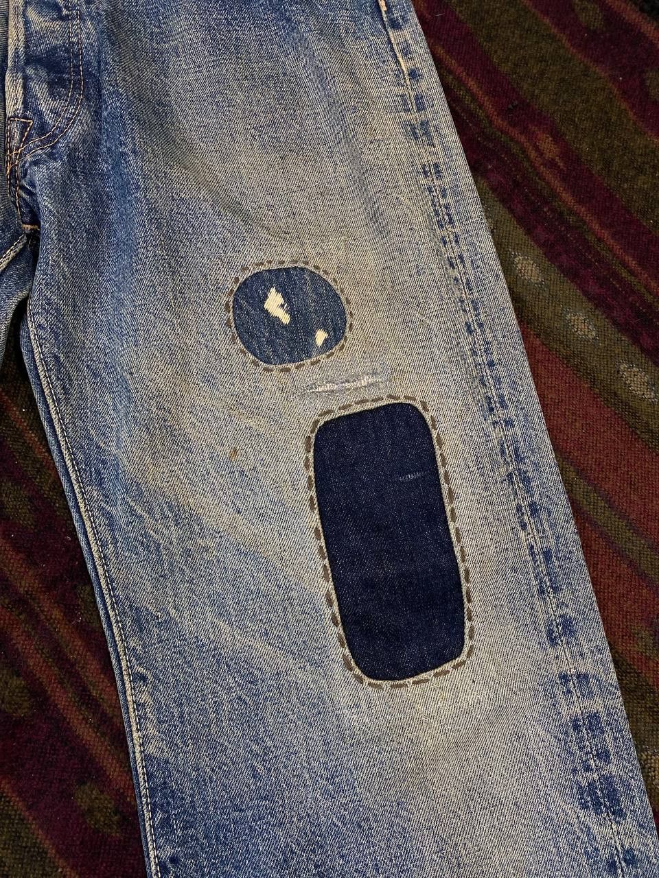 Denime vintage denime shashiko selvedge denim nice design Size US 30 / EU 46 - 10 Thumbnail