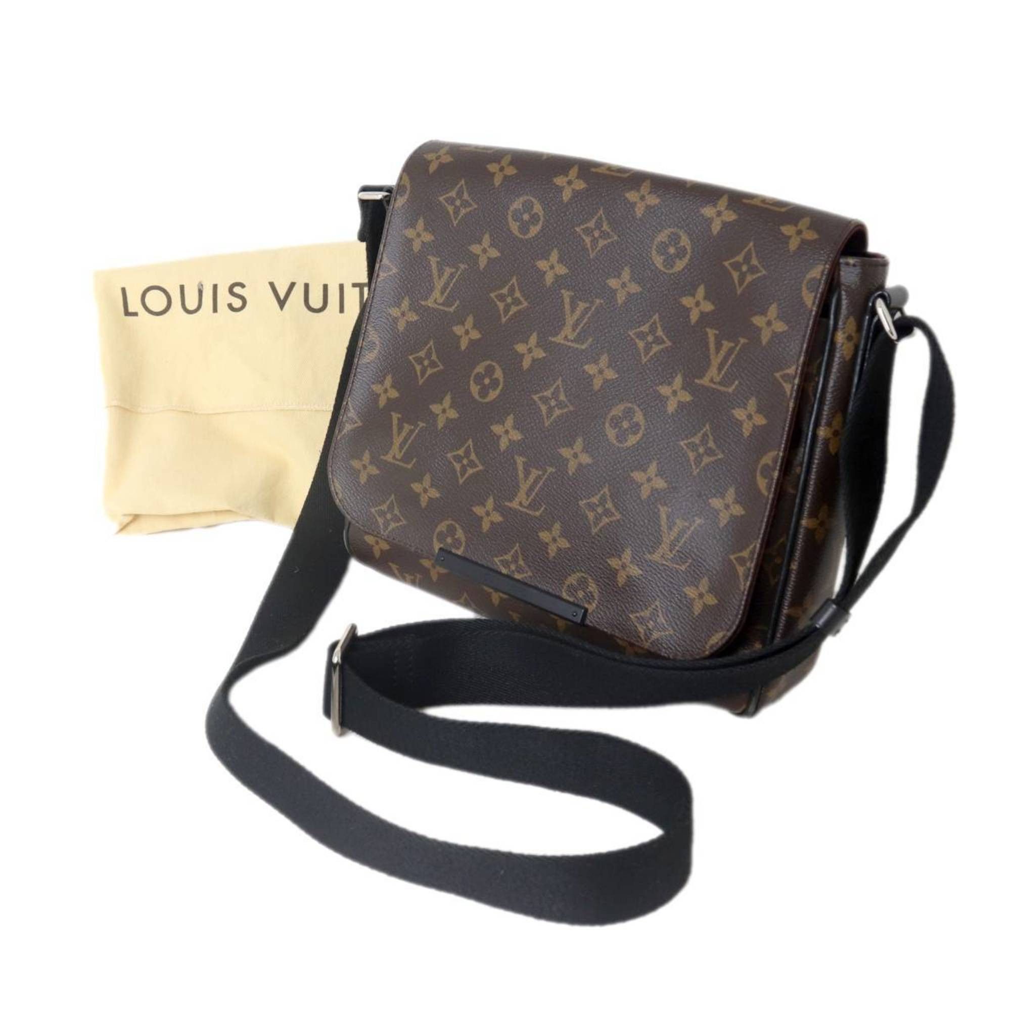 Louis Vuitton Macassar District Pm Shoulder Bag Monogram M40935 Ca2156, Women's