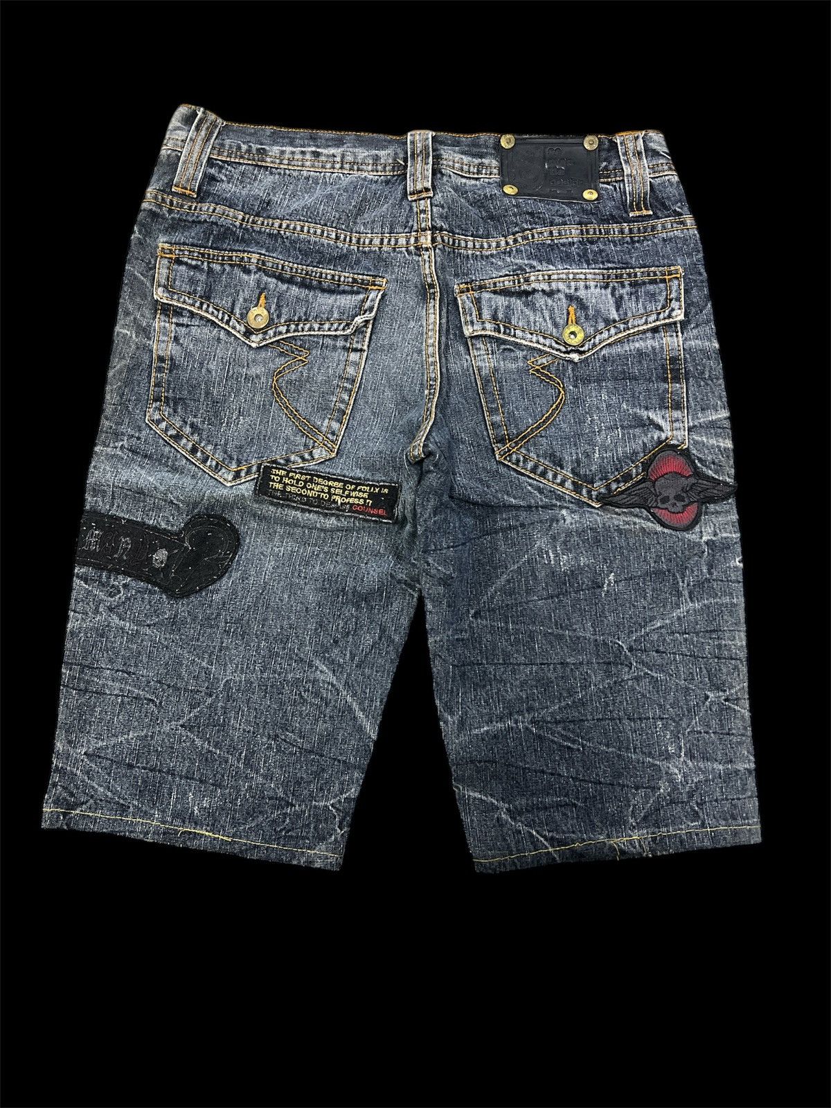 Designer × Japanese Brand DOUBLE WAIST SEMANTIC DESIGN SHORT PANT Size US 30 / EU 46 - 4 Thumbnail
