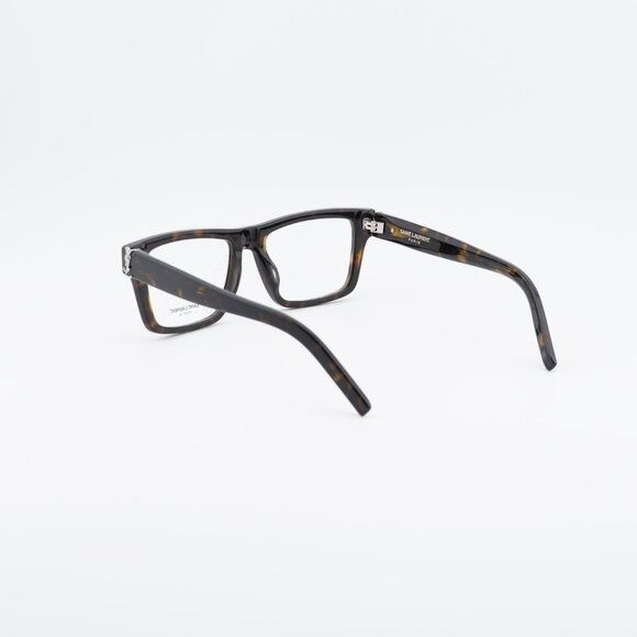 Saint Laurent Paris Saint Laurent SL M10_B 002 Square Eyeglasses Dark Havana 52m Size ONE SIZE - 9 Thumbnail