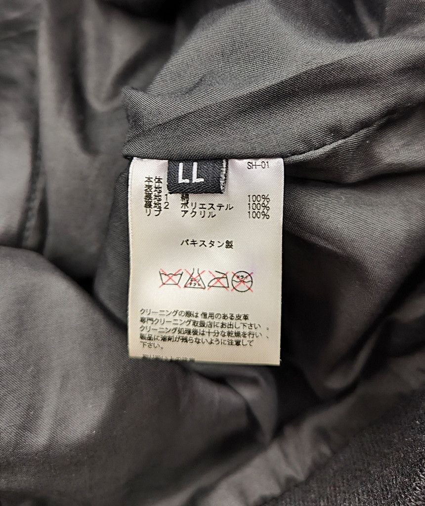 Japanese Brand LIUGOO full leather black sheepskin hoodie Size US XXL / EU 58 / 5 - 5 Thumbnail