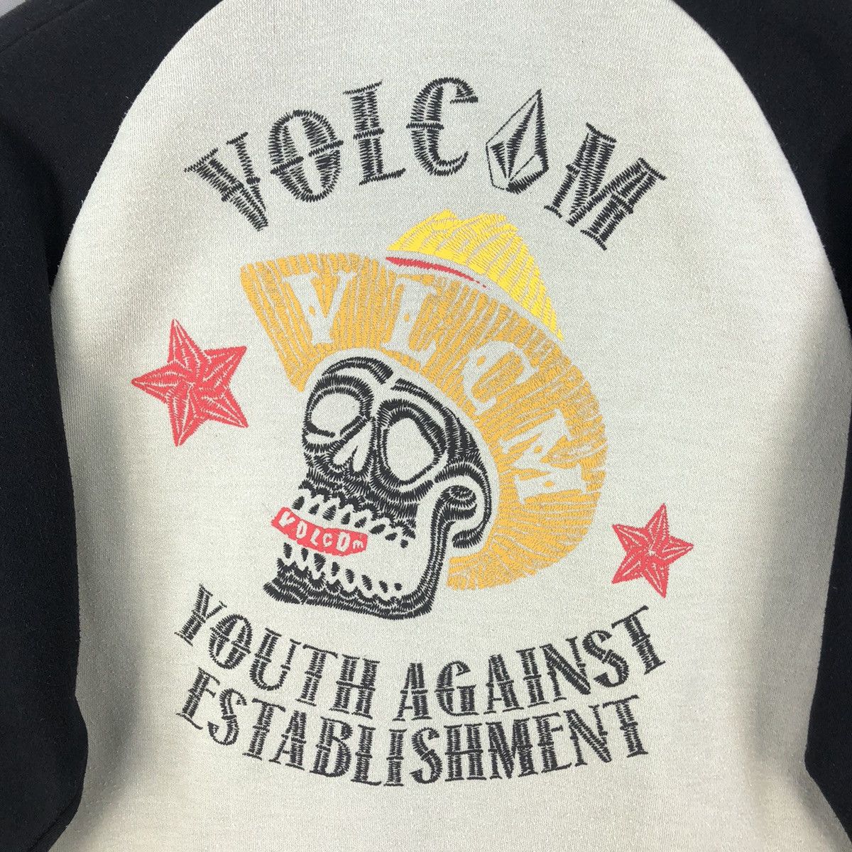 Volcom Vintage 00’s Volcom Graphic Lining Two Tone Zipper Jacket Size US S / EU 44-46 / 1 - 9 Thumbnail