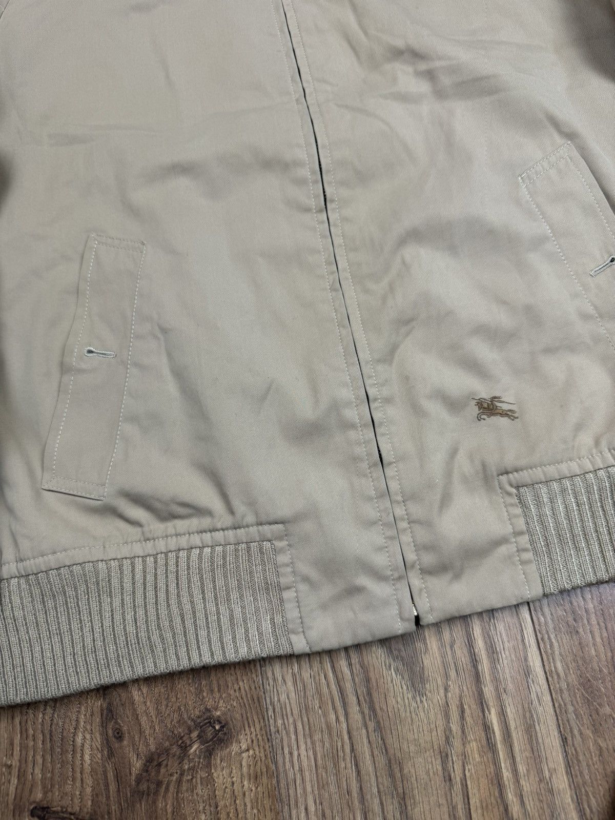 Burberry Vintage bomber jacket Burberry original luxury casual item Size US XL / EU 56 / 4 - 2 Thumbnail
