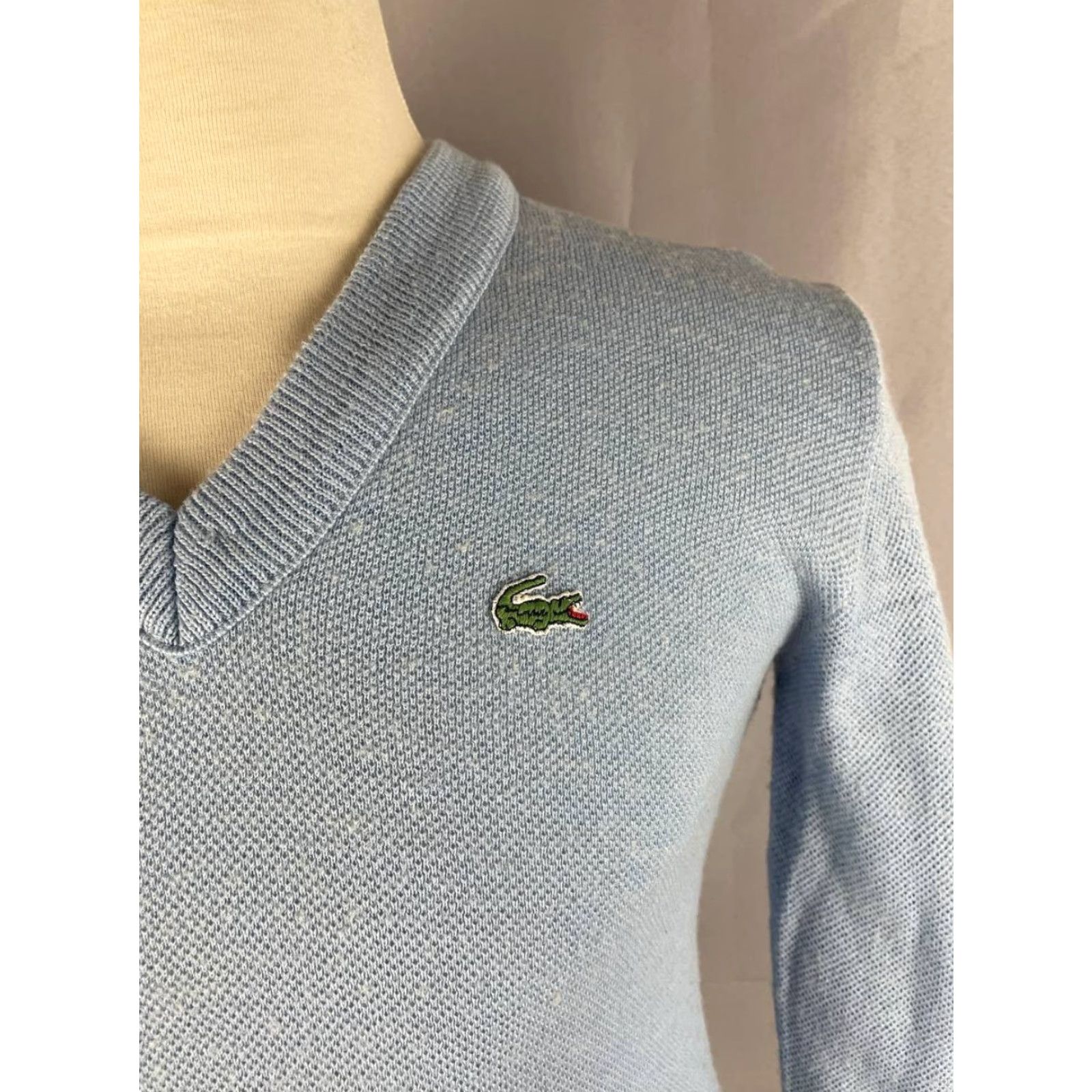 Lacoste Lacoste Mens Sweater Shirt? (Original title: Chemise Lacoste Mens Sweater Size S Blue Wool V-Neck Long Sleeve Pullover) Size US S / EU 44-46 / 1 - 5 Thumbnail