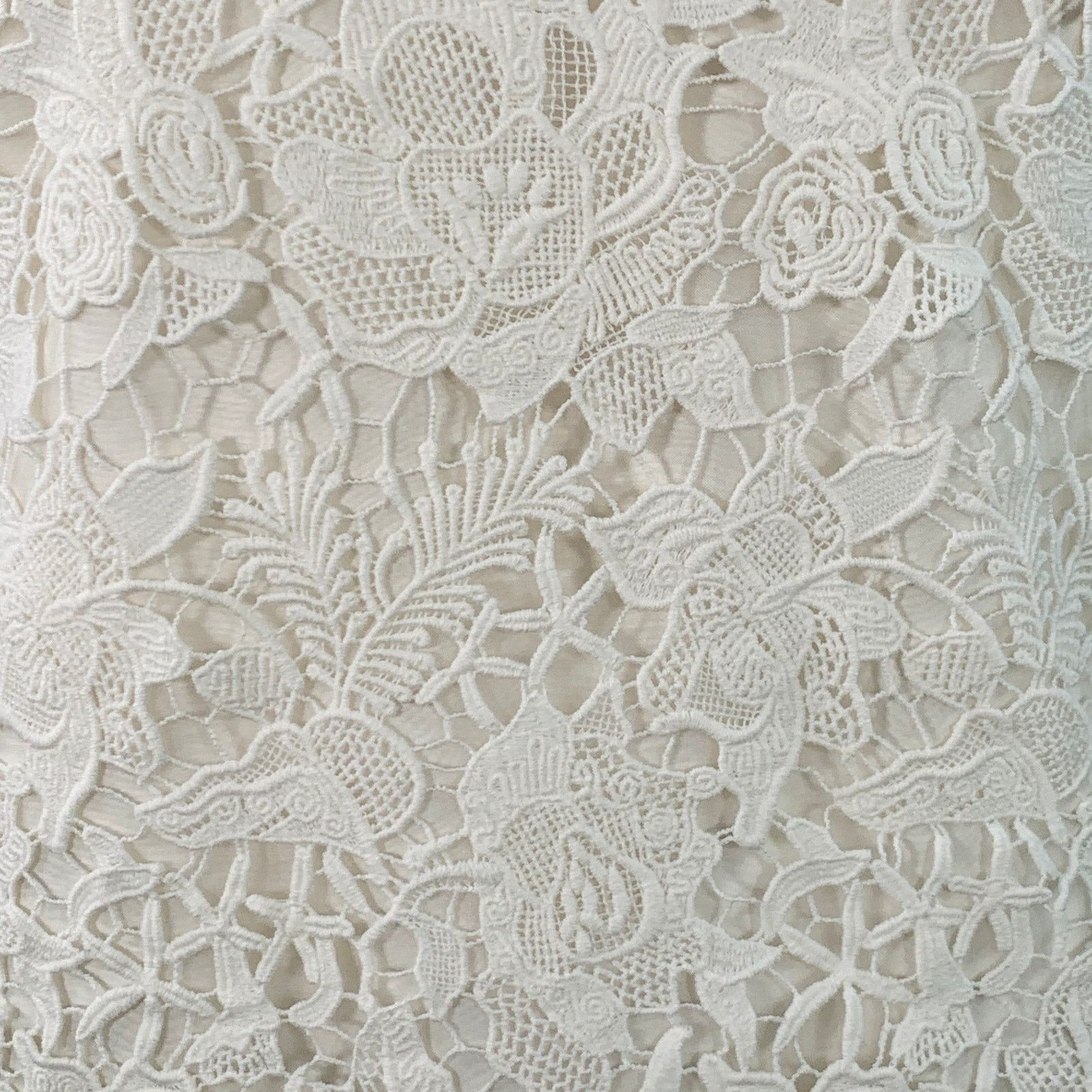 Jason Wu 0 White Guipure Cotton Lace Overlay Blouse Size XS / US 0-2 / IT 36-38 - 2 Thumbnail