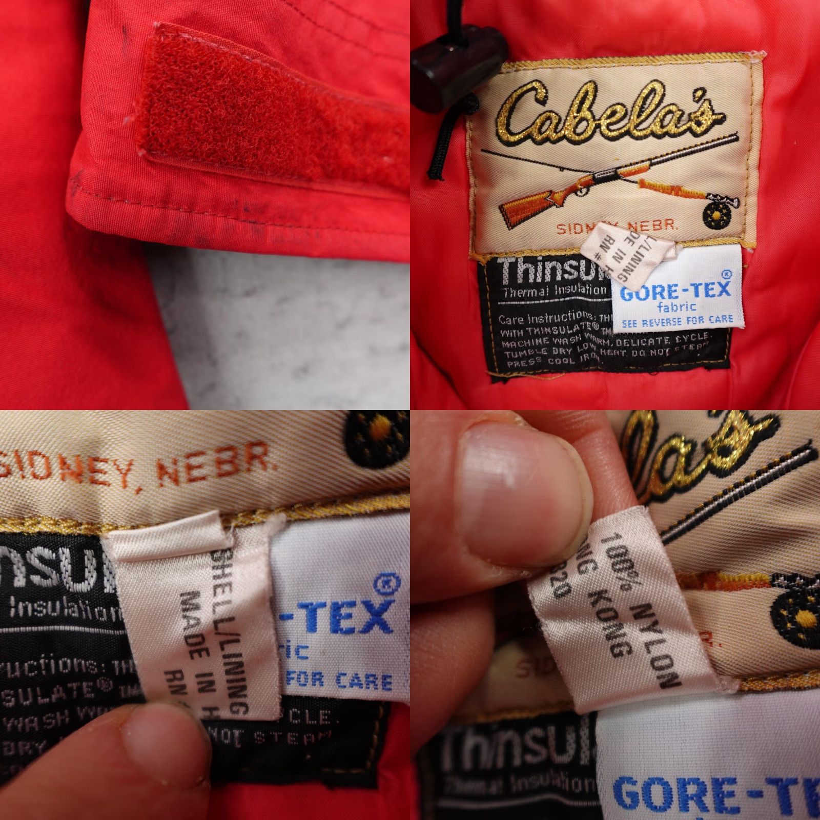 Vintage VINTAGE Cabela's Jacket Womens Small Red Waterproof Thinsulate Parka Quilted 80s Parka Jacket Red 80s Vintage Womens Small Size S / US 4 / IT 40 - 9 Thumbnail
