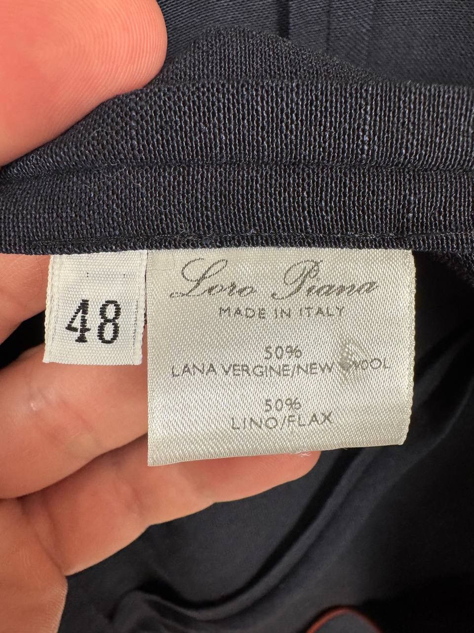 Loro Piana Loro Piana wool&silk Navy Blazer Size US M / EU 48-50 / 2 - 12 Thumbnail