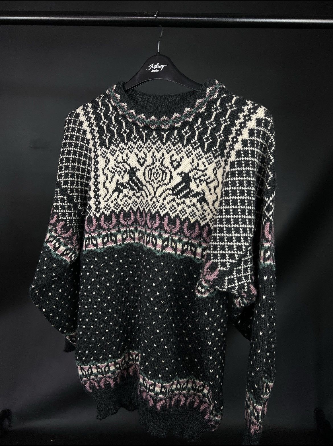 image of Dale Of Norway Sport Reindeer Pure Wool Deer Pulloversweater, Men's (Size Large)