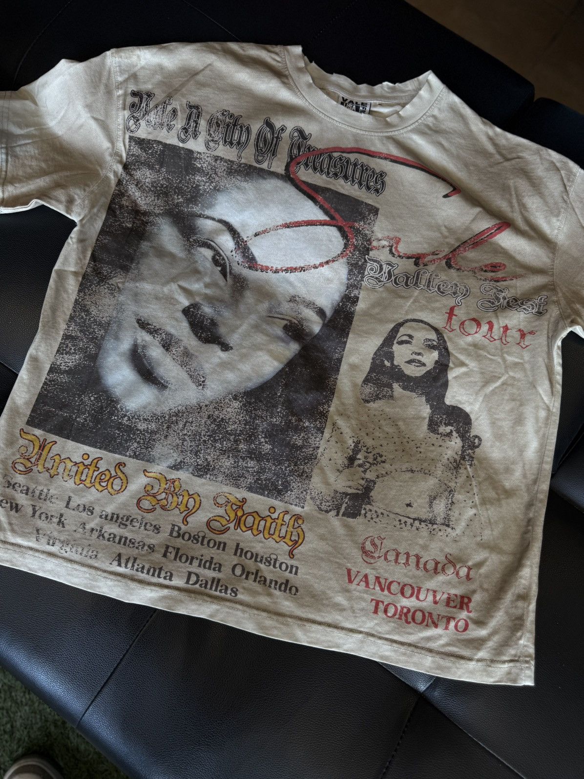 Vale Vale Valley Cream Tee Shirt Size Medium (NEW) Size US M / EU 48-50 / 2 - 4 Thumbnail