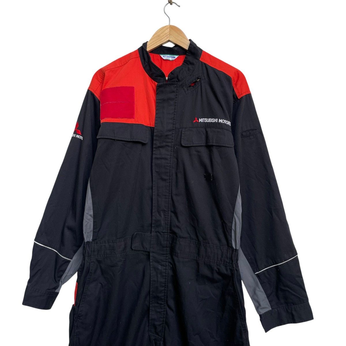 Vintage 💥Japanese Brand Mitsubishi Moto Coverall Workwear Size US 37 - 4 Thumbnail