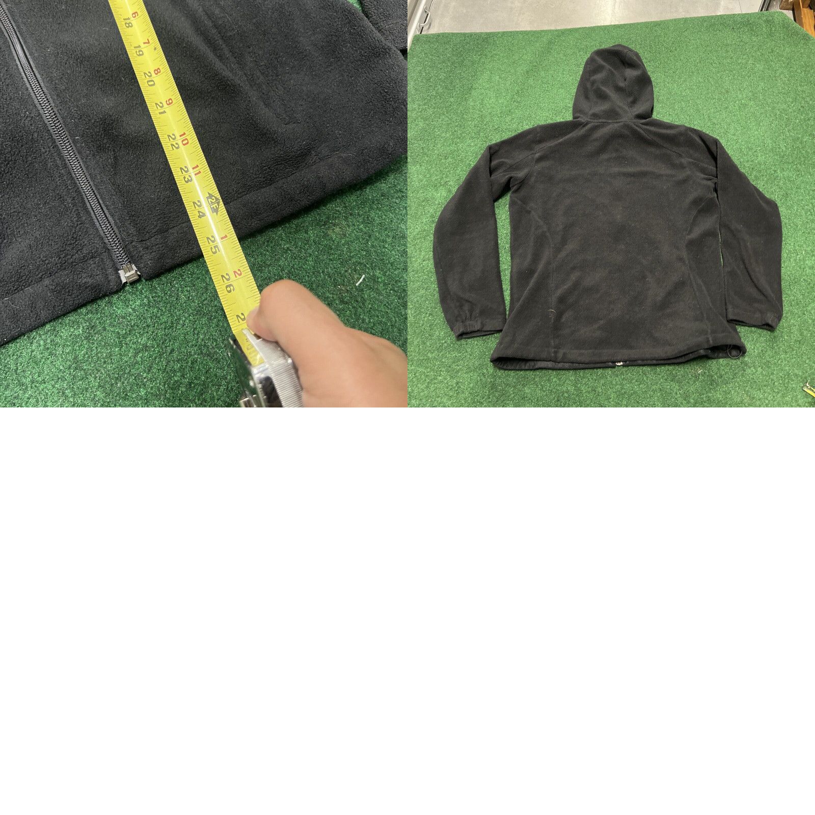 Vintage Columbia Hoodie Womens Large Black Hooded Zip Up Outdoor Casual Sweatshirt Fleec Size L / US 10 / IT 46 - 8 Thumbnail