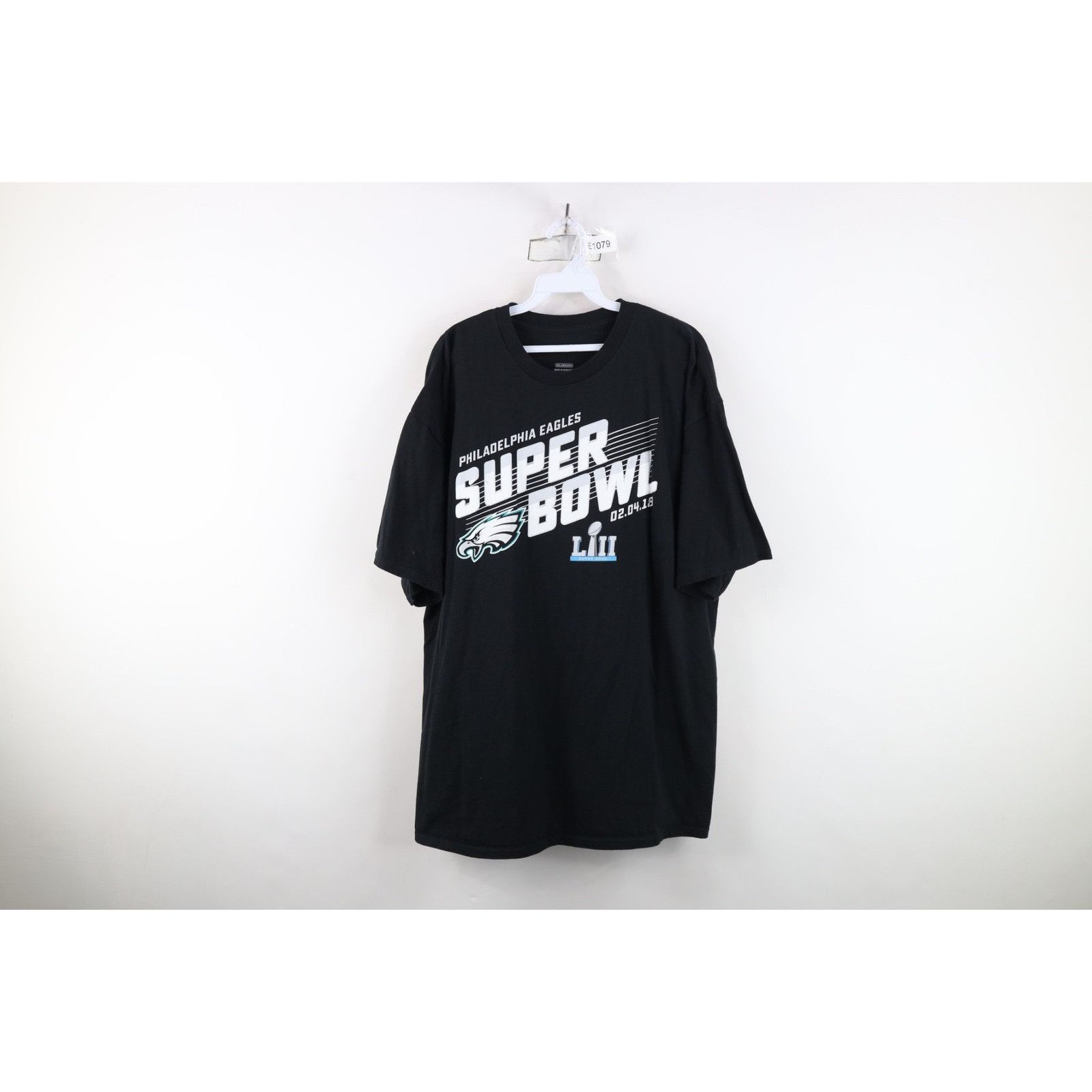 Vintage NFL Faded Super Bowl LIII Champs Philadelphia Eagles T-Shirt Size US XXL / EU 58 / 5 - 1 Thumbnail