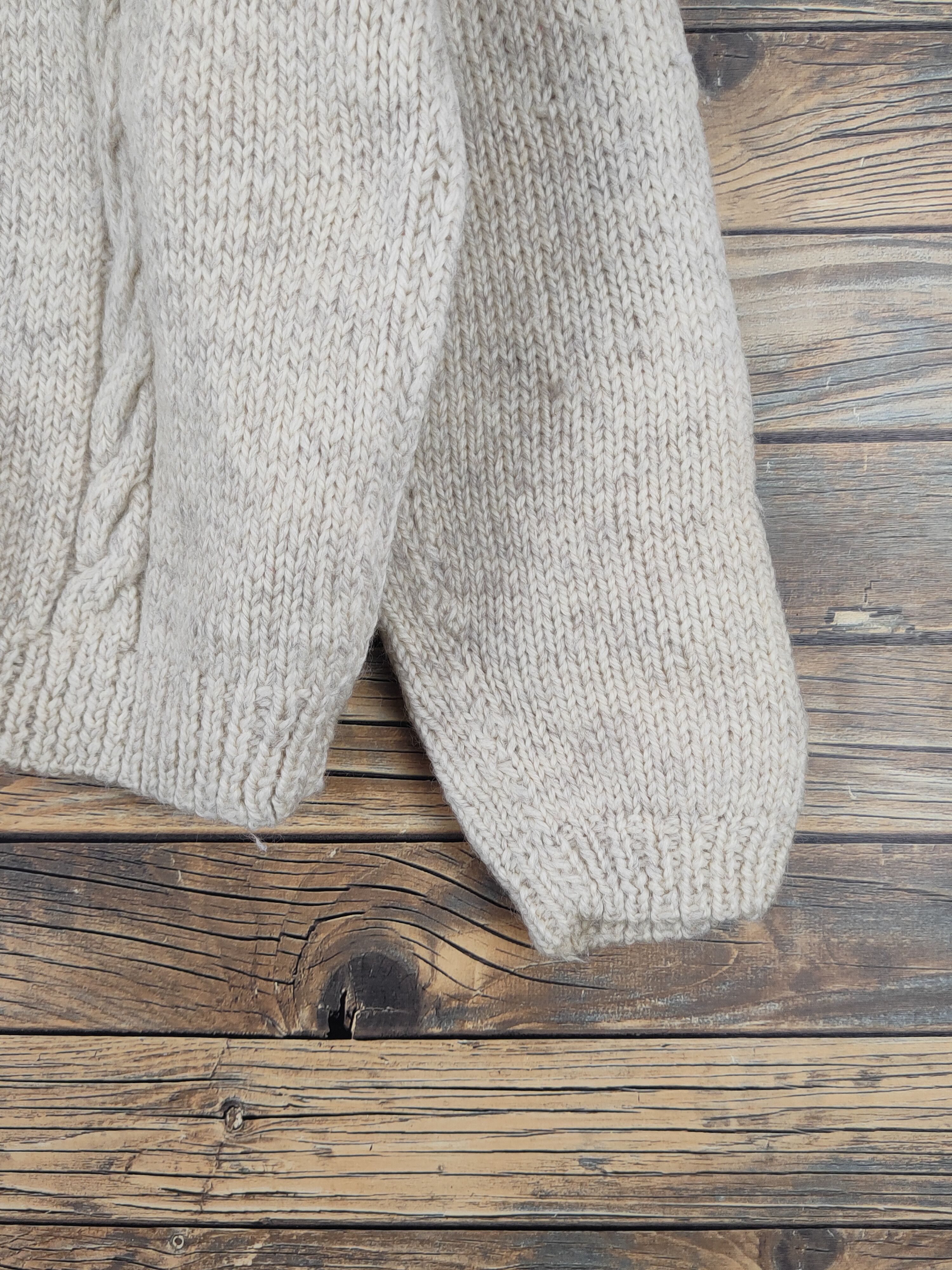 Aran Isles Knitwear Japanese Brand Ivory Knitwear Sweatshirts #W2130 Size US S / EU 44-46 / 1 - 6 Thumbnail