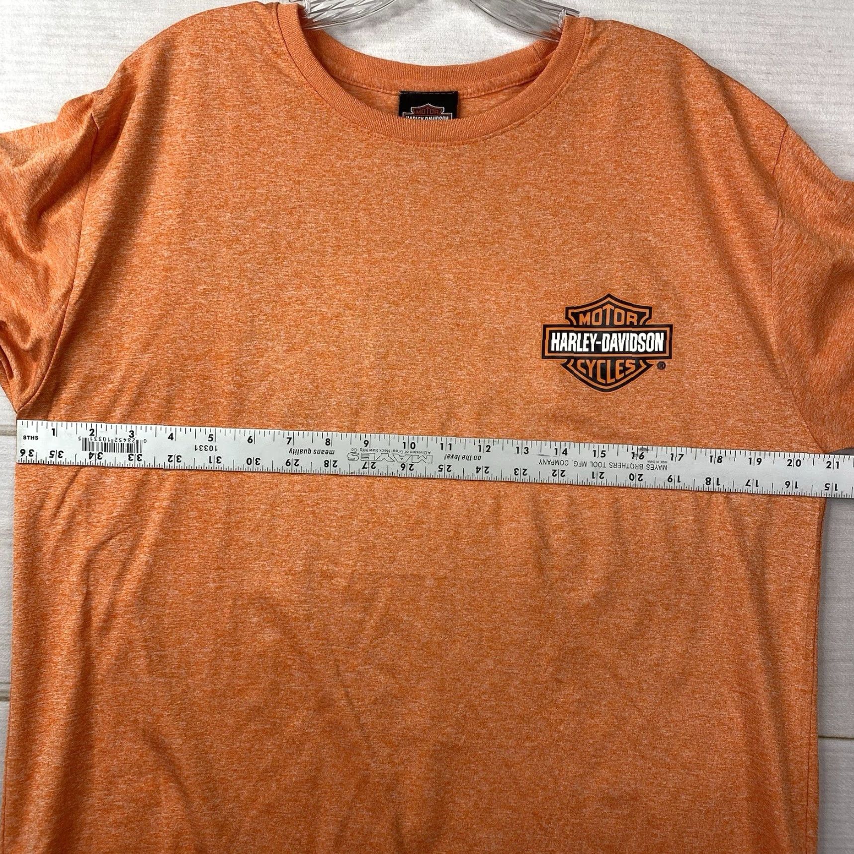 Harley Davidson Harley-Davidson Belize Tee Shirt Mens L Orange Motorcycles Central America Shirt Mens L Orange Harley-Davidson Belize Tee Shirt Size US L / EU 52-54 / 3 - 5 Thumbnail