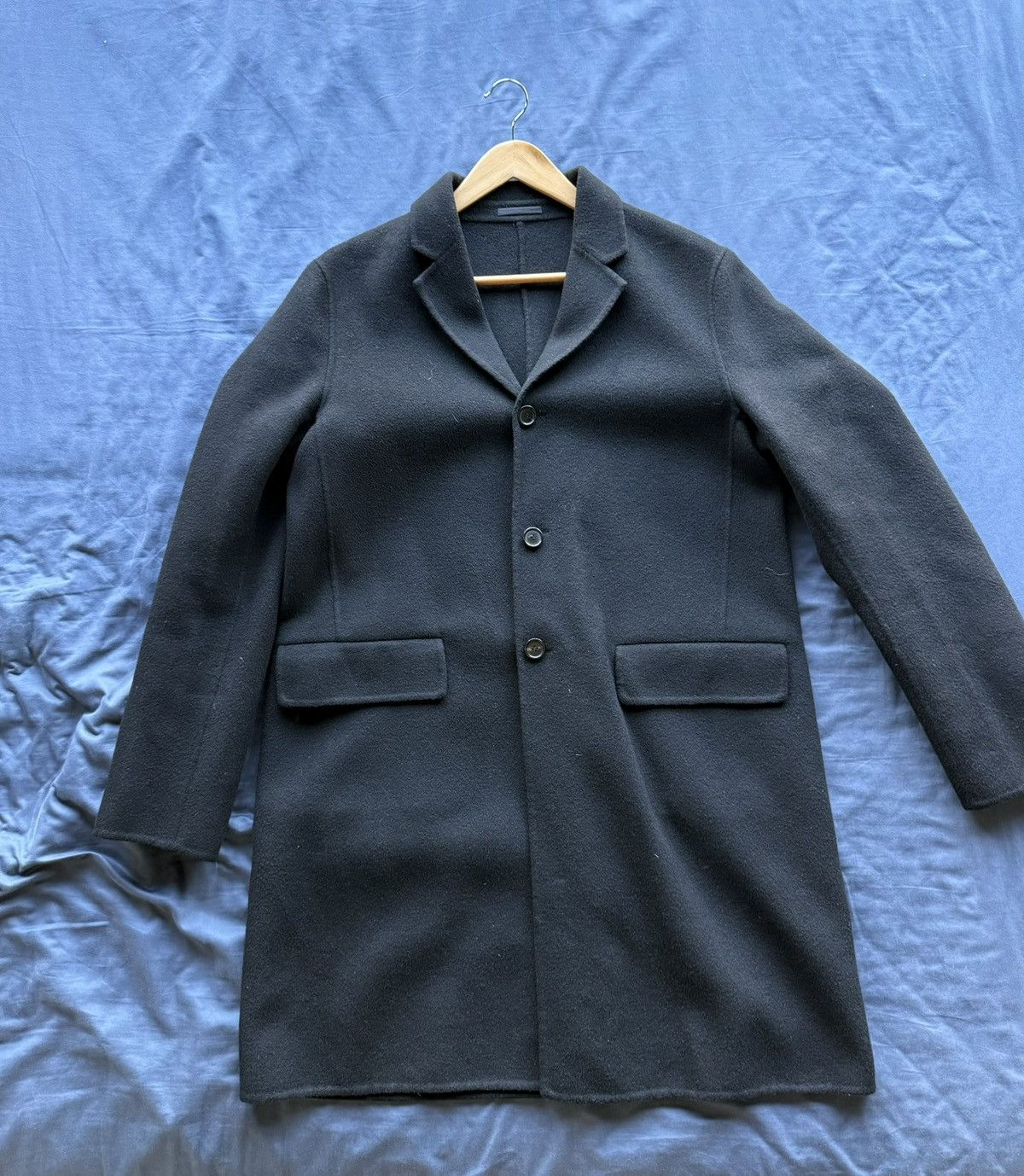 Acne Studios Acne Black Wool/Cashmere Coat 🧥 Size US S / EU 44-46 / 1 - 1 Thumbnail