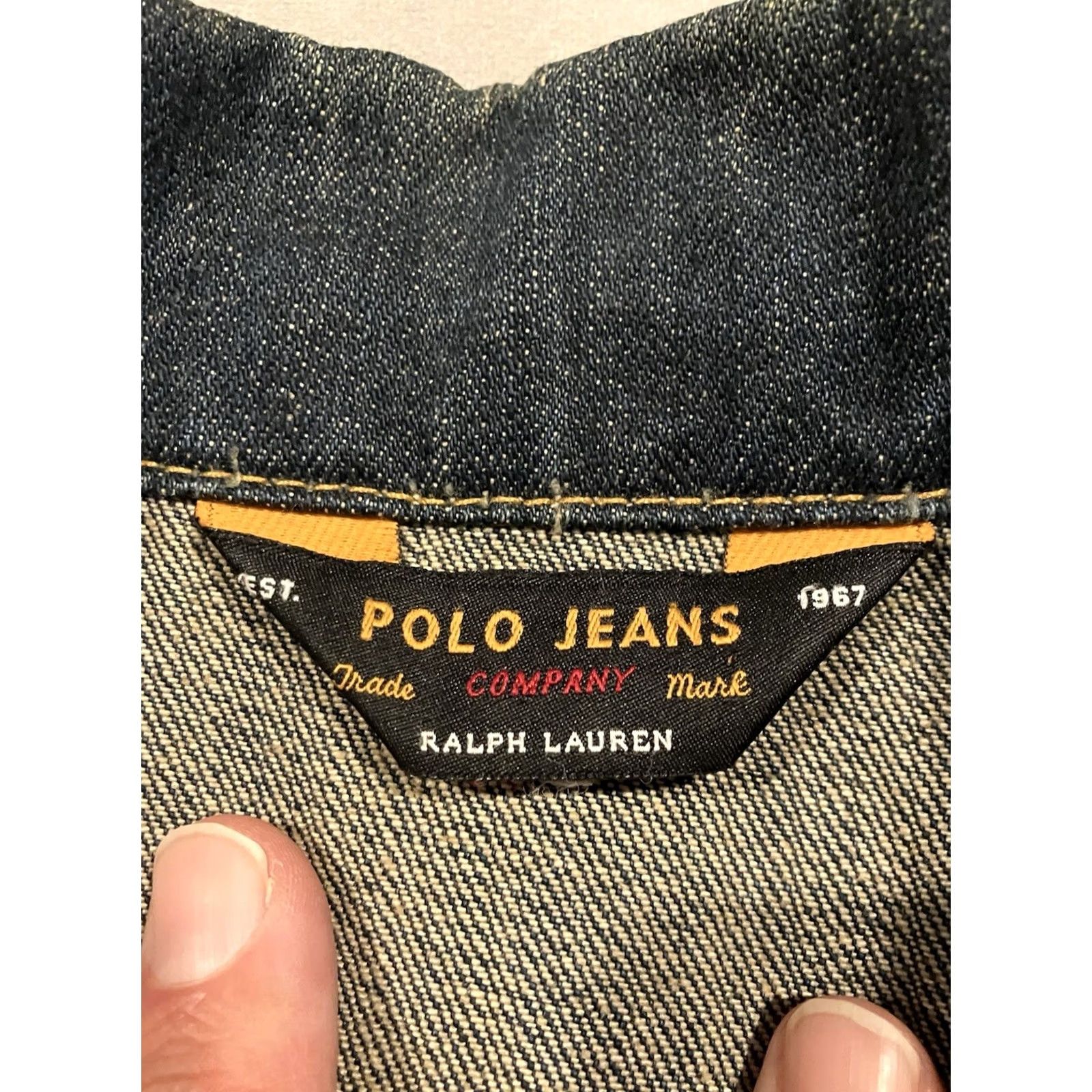 Ralph Lauren VINTAGE Ralph Lauren Denim Jacket Polo Jeans Men’s 2XL Blue Jacket Size US XXL / EU 58 / 5 - 4 Thumbnail