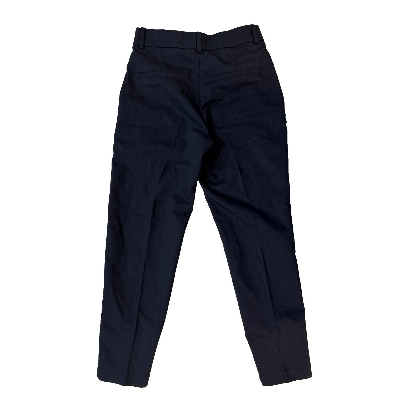 H&M H&M Pants Womens 4 Navy Blue Tapered Ankle Dress Slacks Size 27" / US 4 / IT 40 - 8 Thumbnail