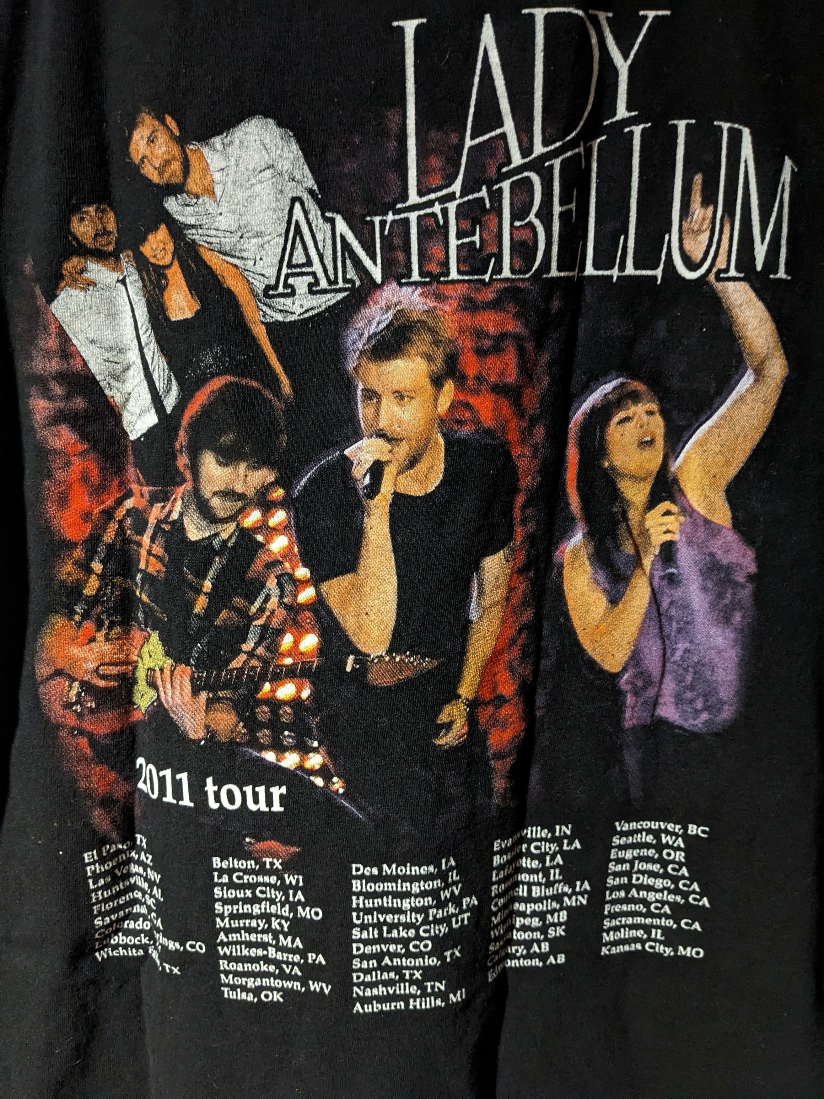 Band Tees × Vintage Vintage 2011 Lady Antebellum Own the Night Parking Lot Boot Size US M / EU 48-50 / 2 - 5 Thumbnail
