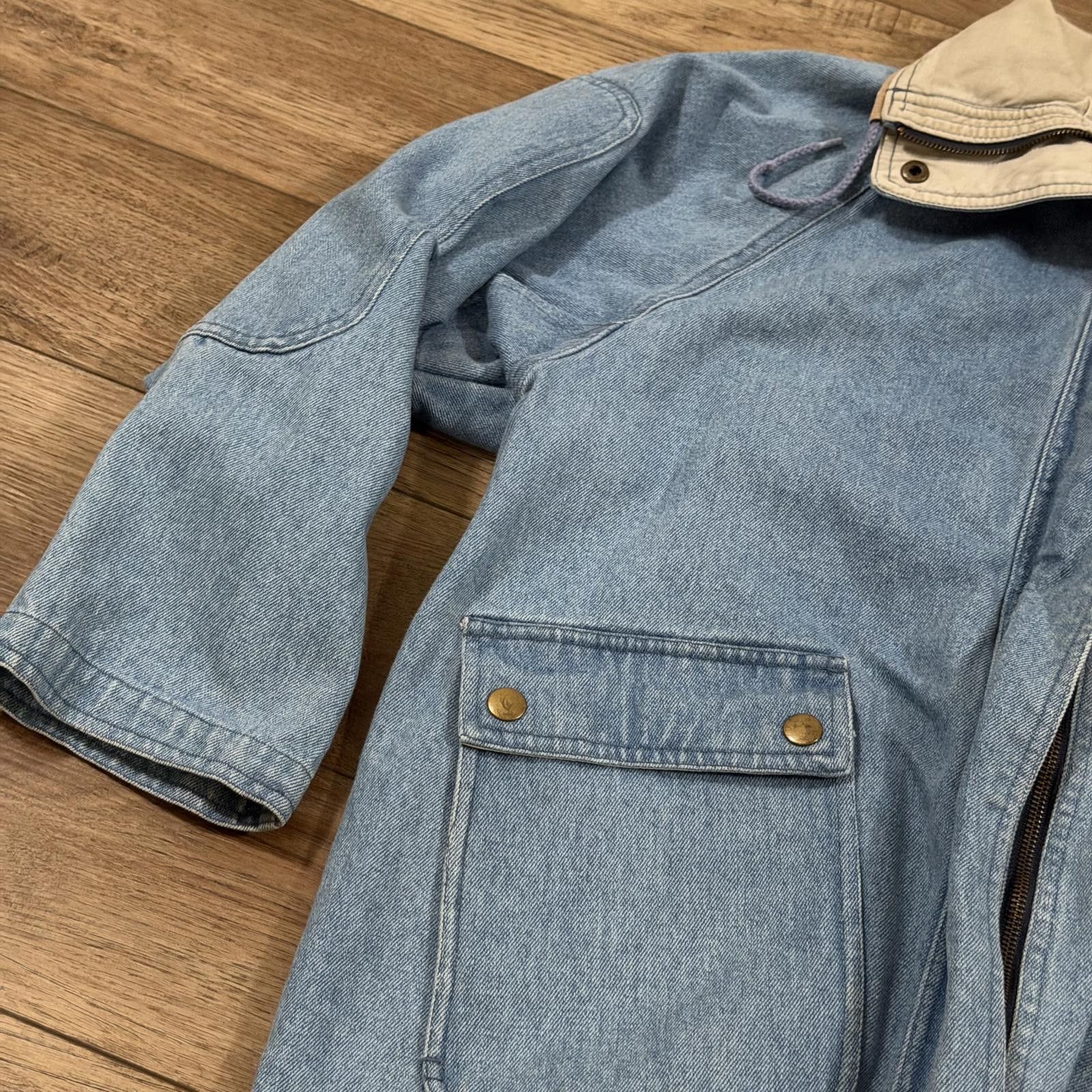 Other Vintage 90s Denim Chore Jacket Stonybrook Size L Size L / US 10 / IT 46 - 2 Thumbnail