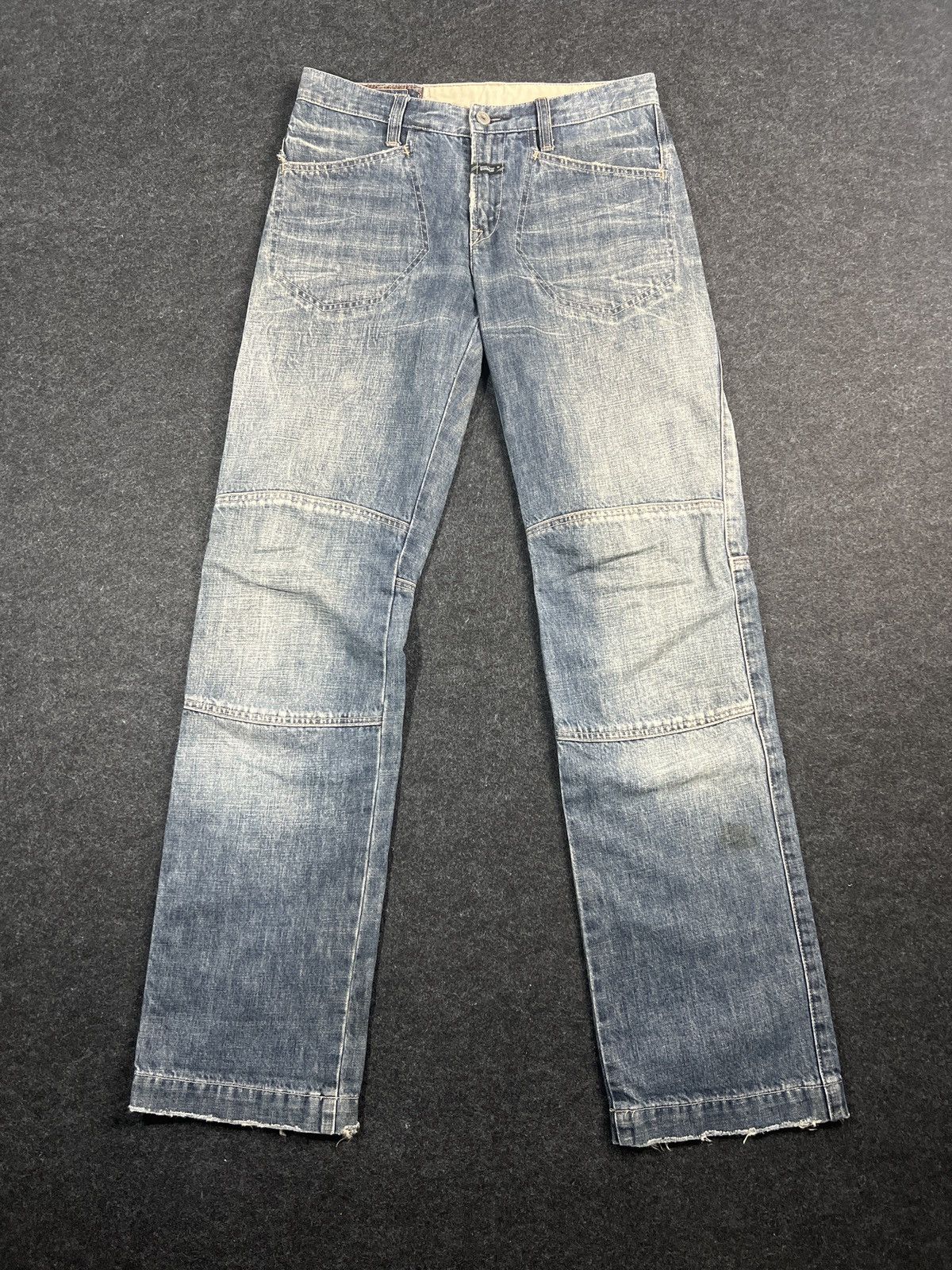 Marithe + Francois Girbaud Marithe Francois Girbaud Baggy Double Knee Faded Jeans Size US 30 / EU 46 - 1 Thumbnail