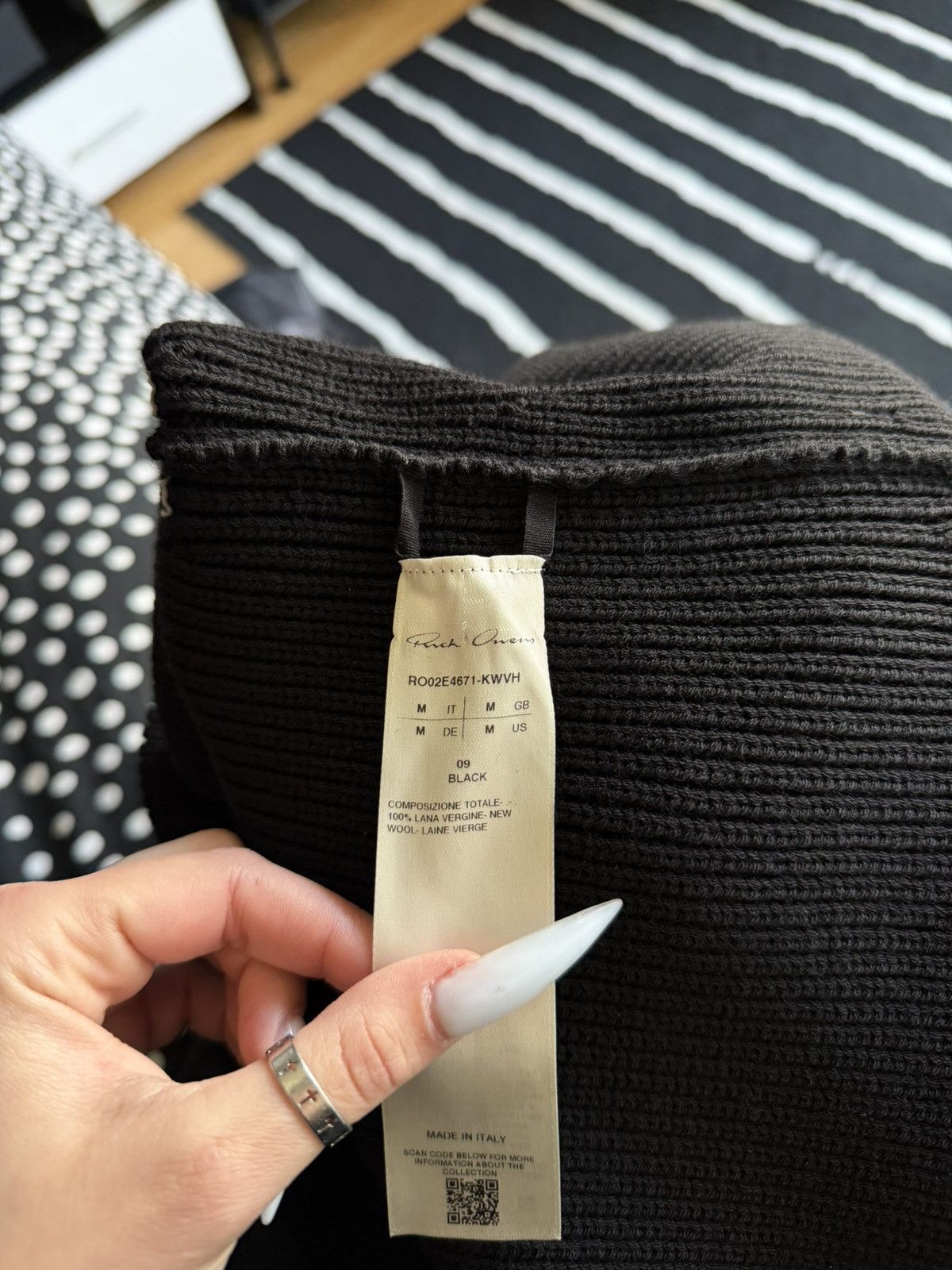 Rick Owens wool skirt with fornt slit Size 27" / US 4 / IT 40 - 4 Thumbnail