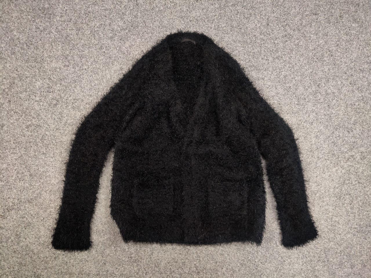 Japanese Brand × Vintage Vintage 90's Japanese Cardigan Mohair Style Fuzzy Sweater Size US M / EU 48-50 / 2 - 6 Thumbnail
