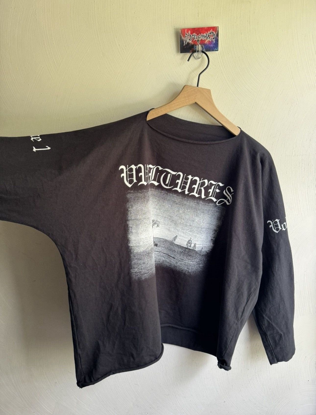 Yeezy Vultures Album Cover Long Sleeve Tee Black Size 1