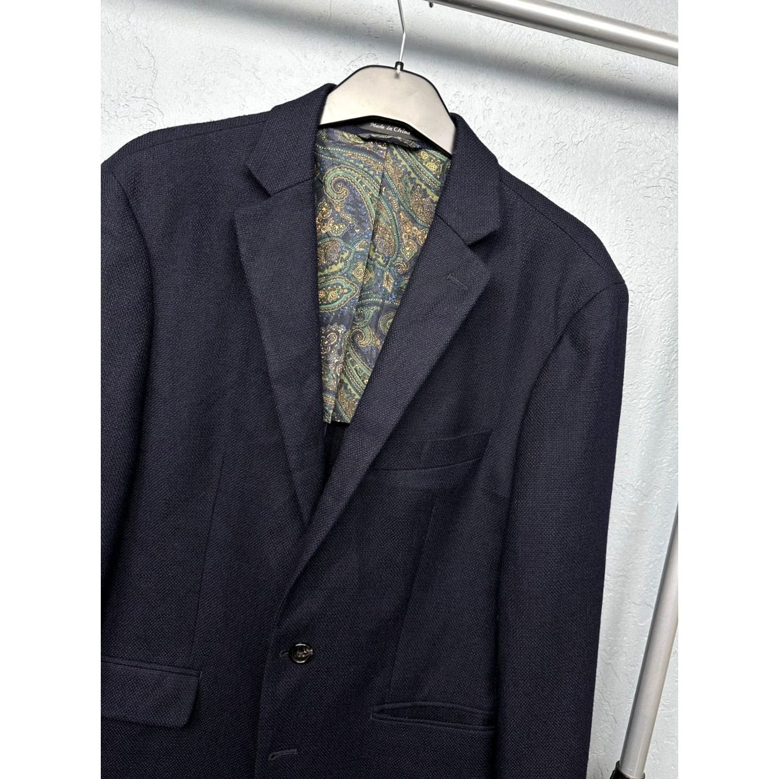 Ralph Lauren Ralph Lauren Black Label Jacket Mens 40 Blue Wool Blazer Size 40S Slim Fit Size 40R - 2 Thumbnail